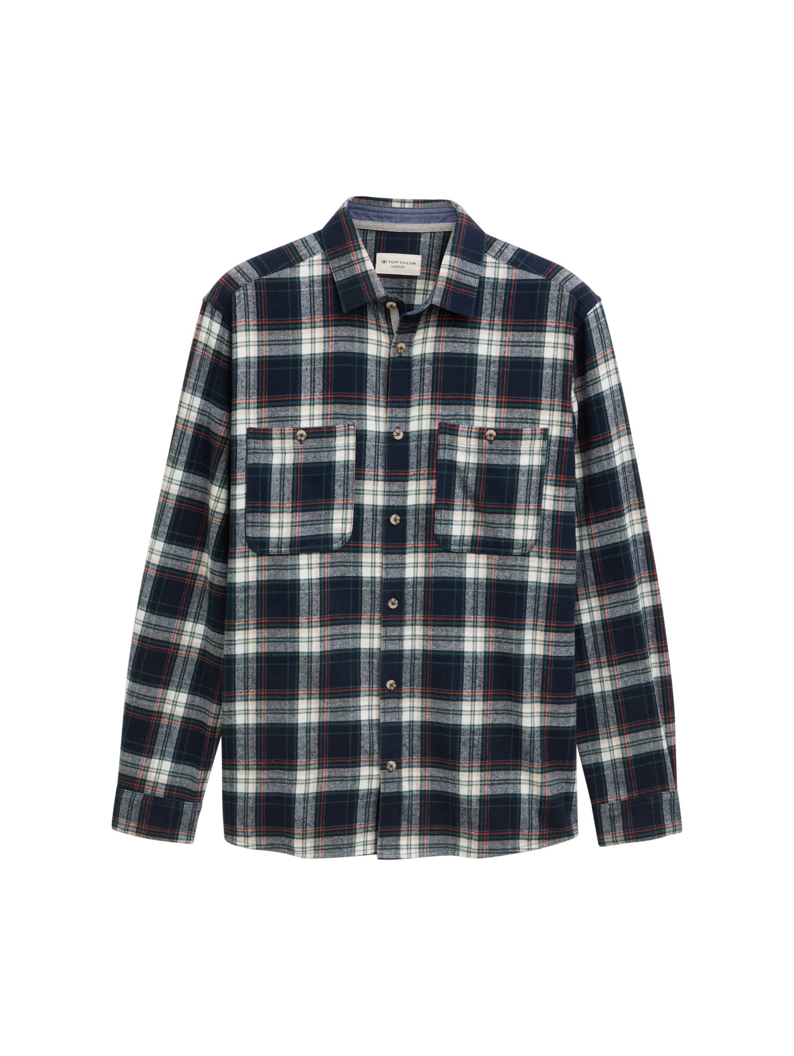 navy multicolor check