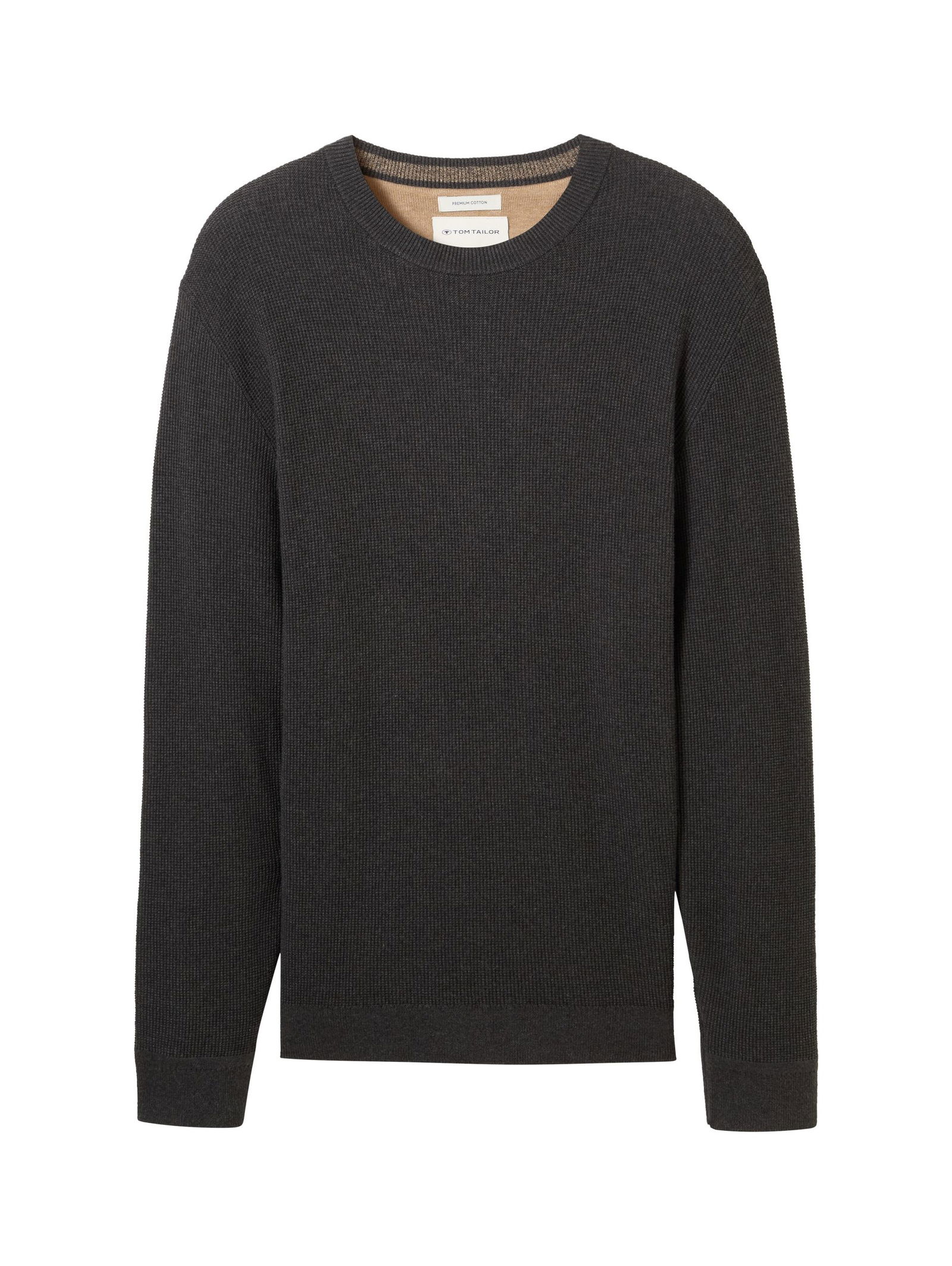 Tom Tailor |  Tom Tailor Pullover  | XL | black grey melange