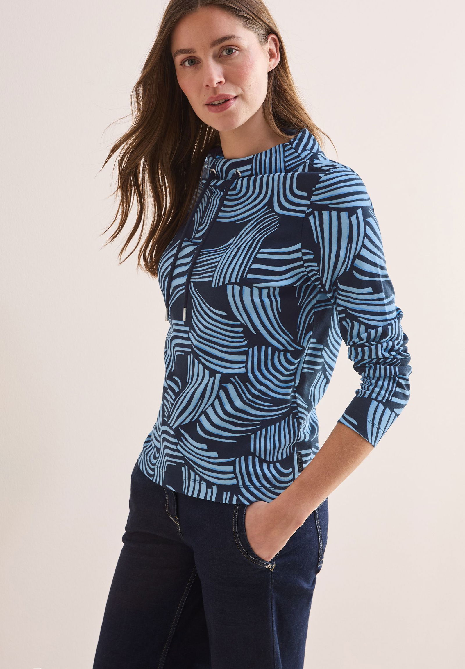 CECIL |  CECIL Longsleeve  | XXL | universal blue