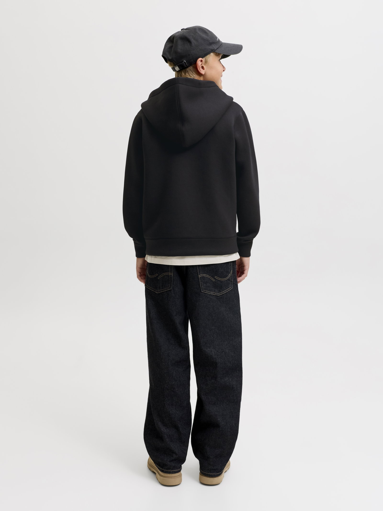JCOLEGACY SWEAT SCUBA ZIP HOOD NOOS, Black #3