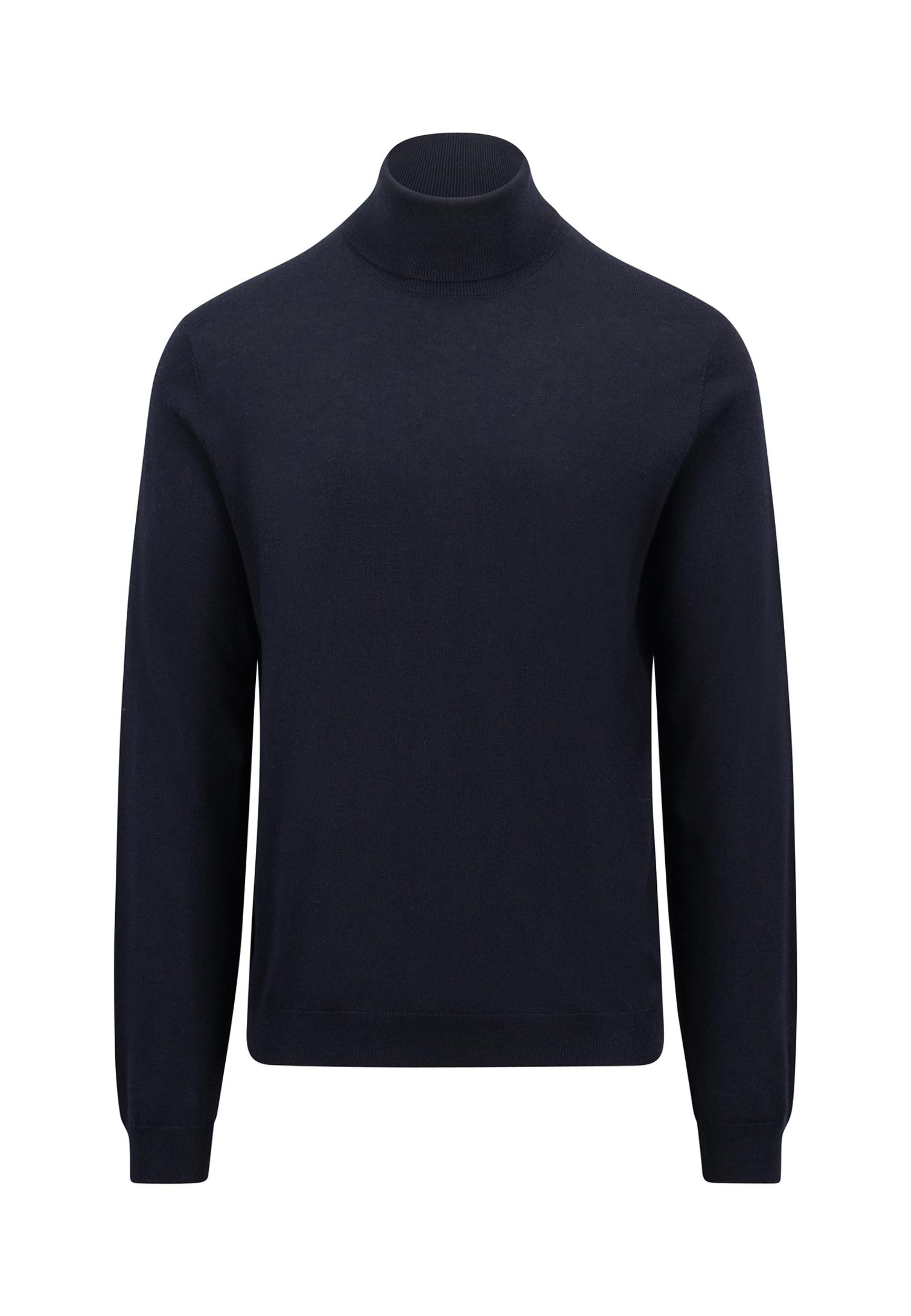 Fynch Hatton |  Fynch Hatton Rollkragenpullover  | M | navy