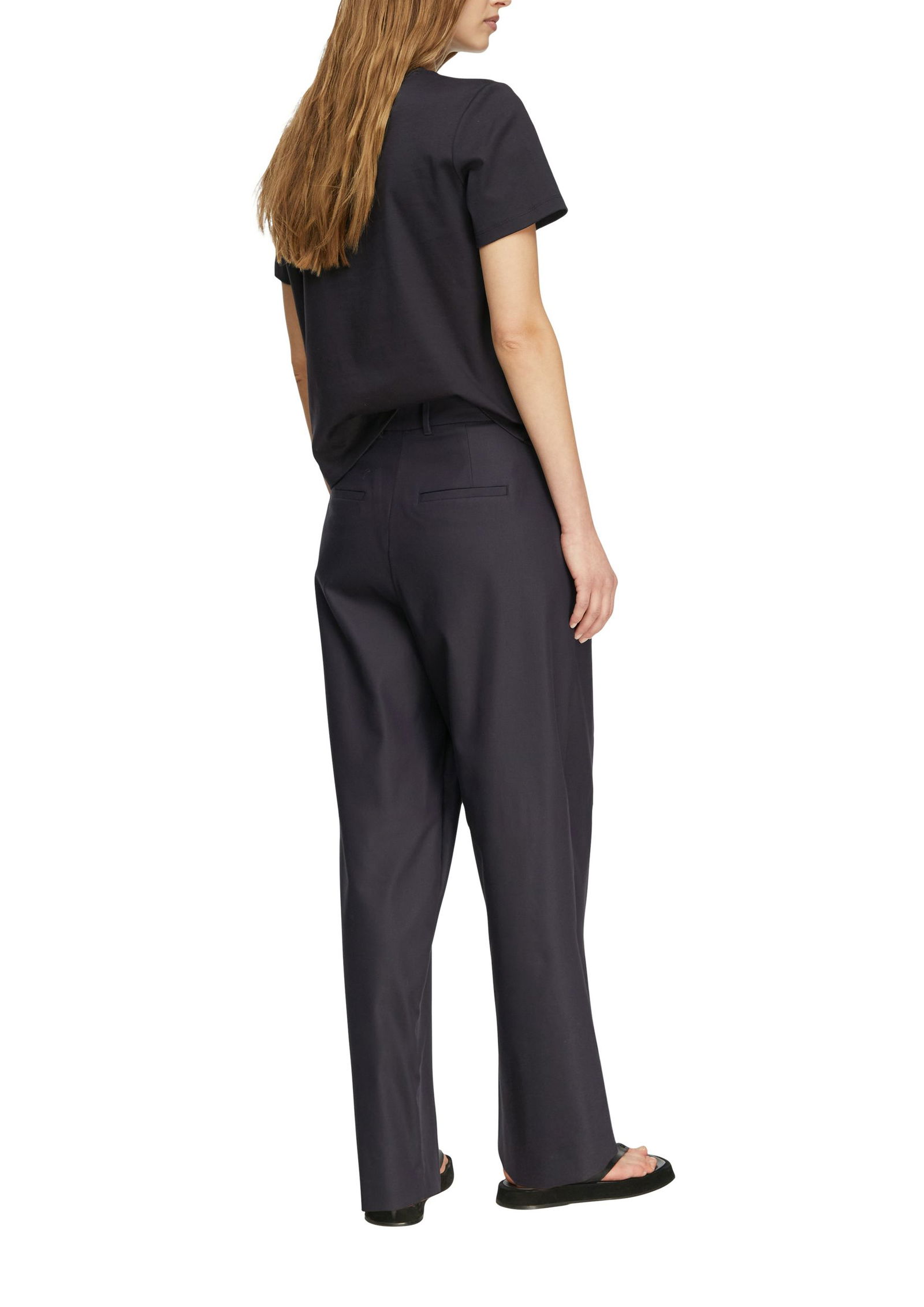 Comma |  Comma Schmale Hose  | 36 | blau