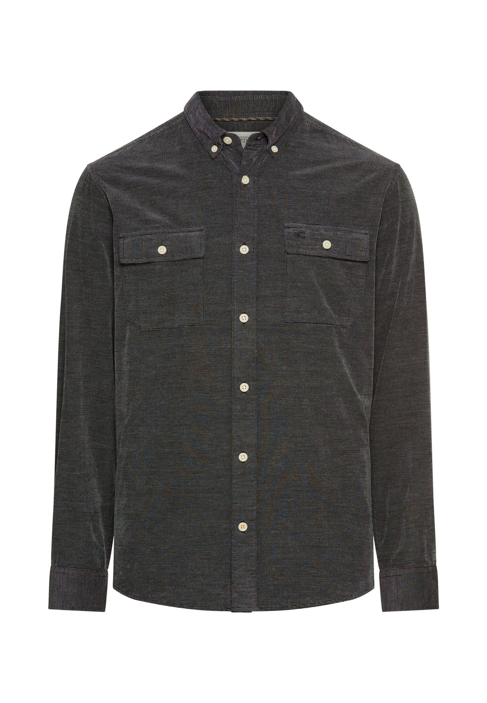 Camel Active |  Camel Active Hemd Regular Fit  | M | asphalt