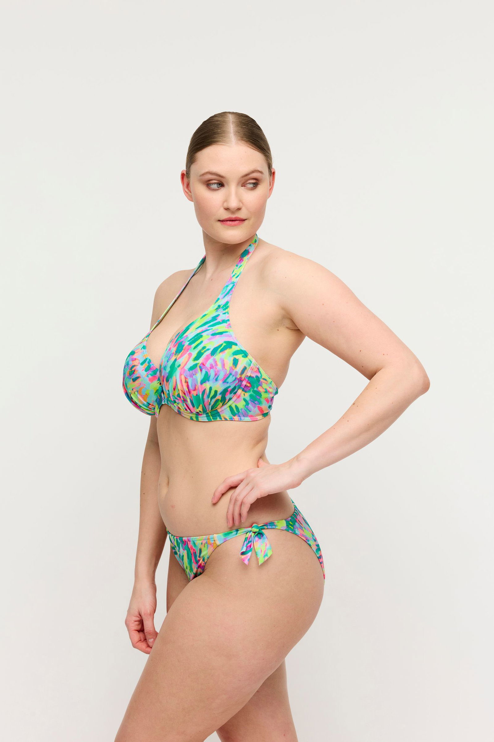 1ba889c6a6367293e7b2d0322bca6a51 PrimaDonna | DOUALA Impressionist Summer halb unterlegter Bikini tief. | 75/E | impressionist summer