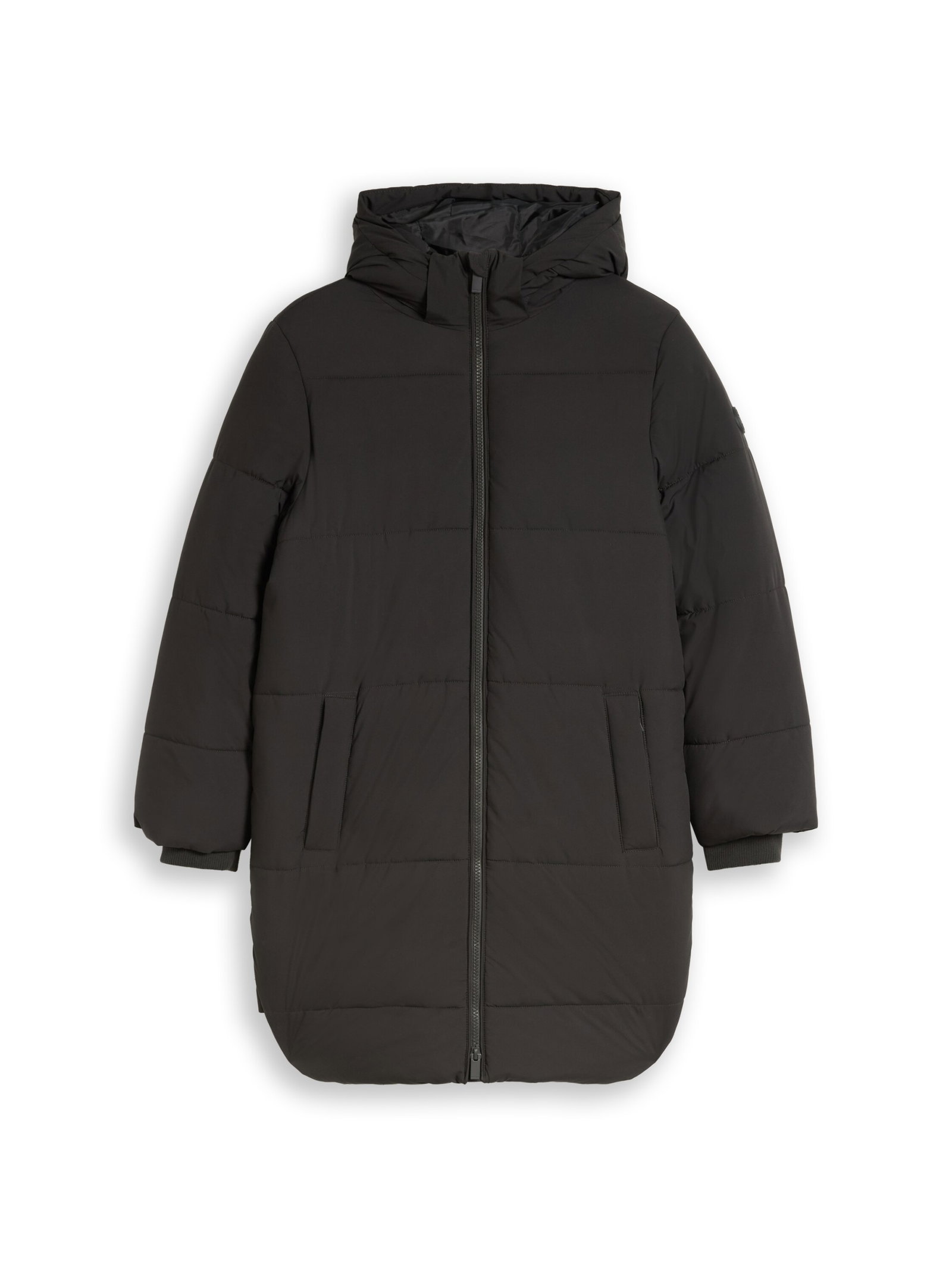 long puffer jacket, Coal Mine Grey #1