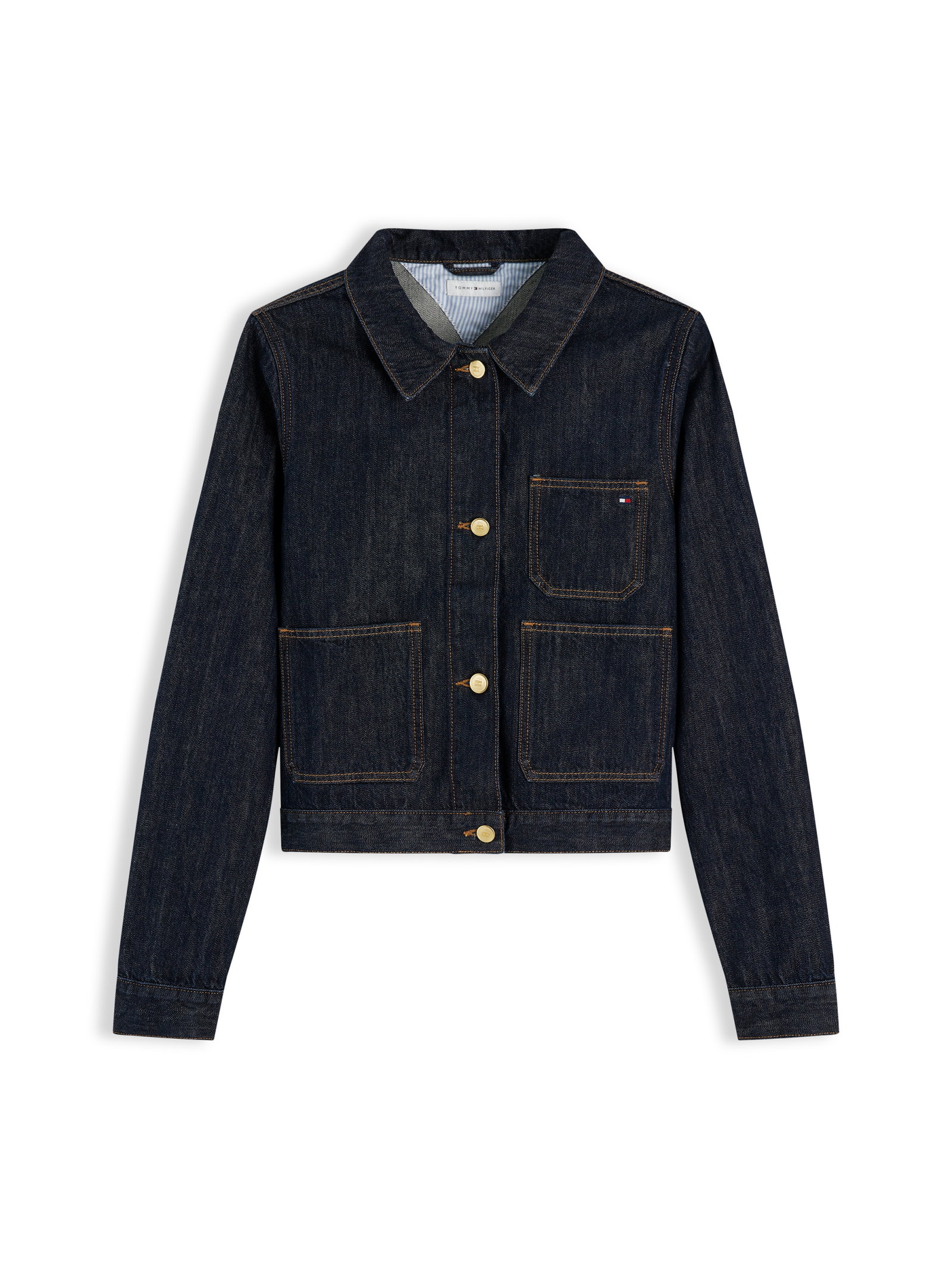 LADY JACKET RINSE, DENIM #1