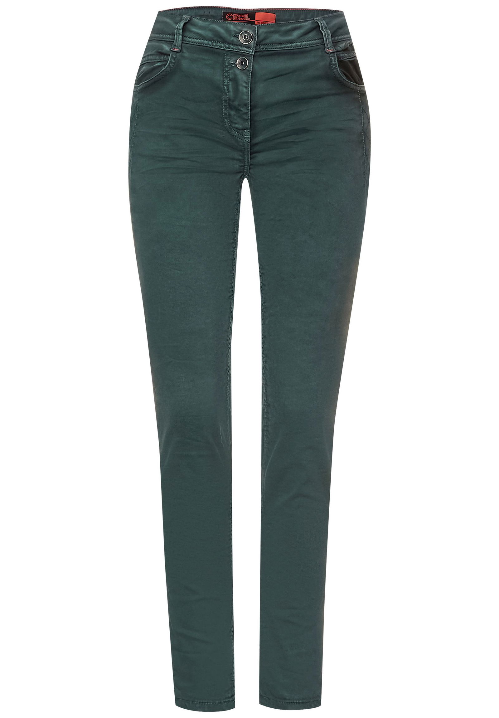 CECIL |  Loose Fit Damenhose | 34/30 | ponderosa pine green