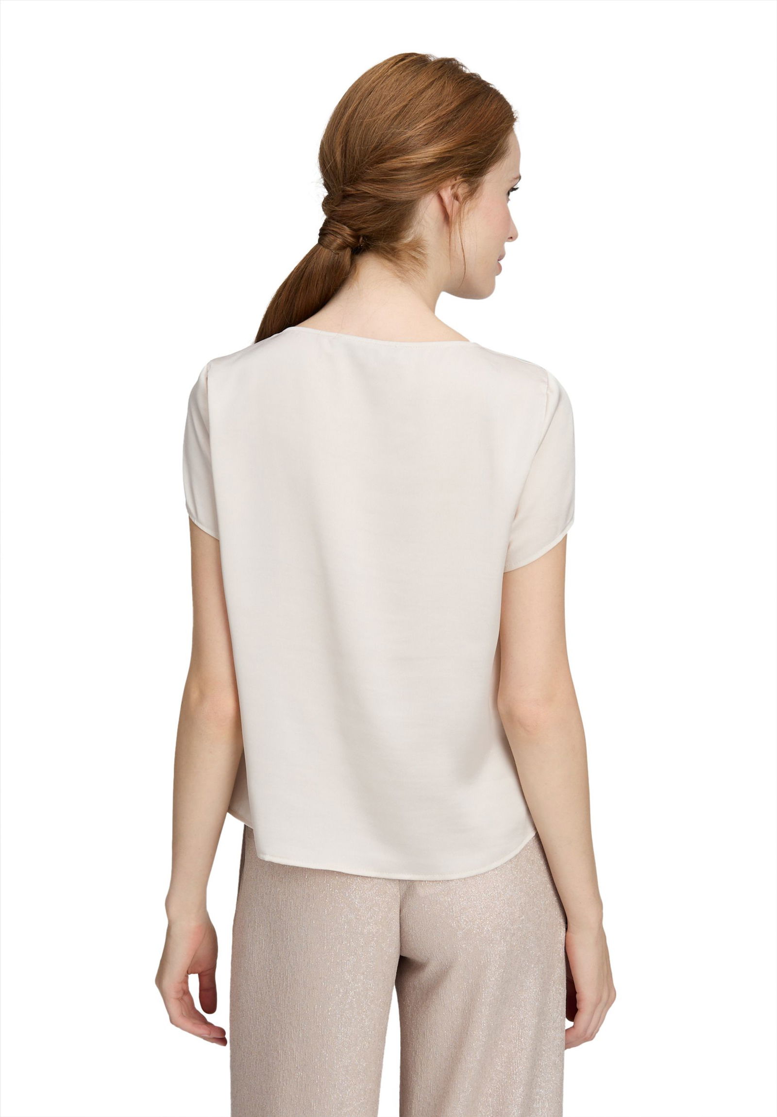 Vera Mont | Satin-Bluse | 54 | bright pearl