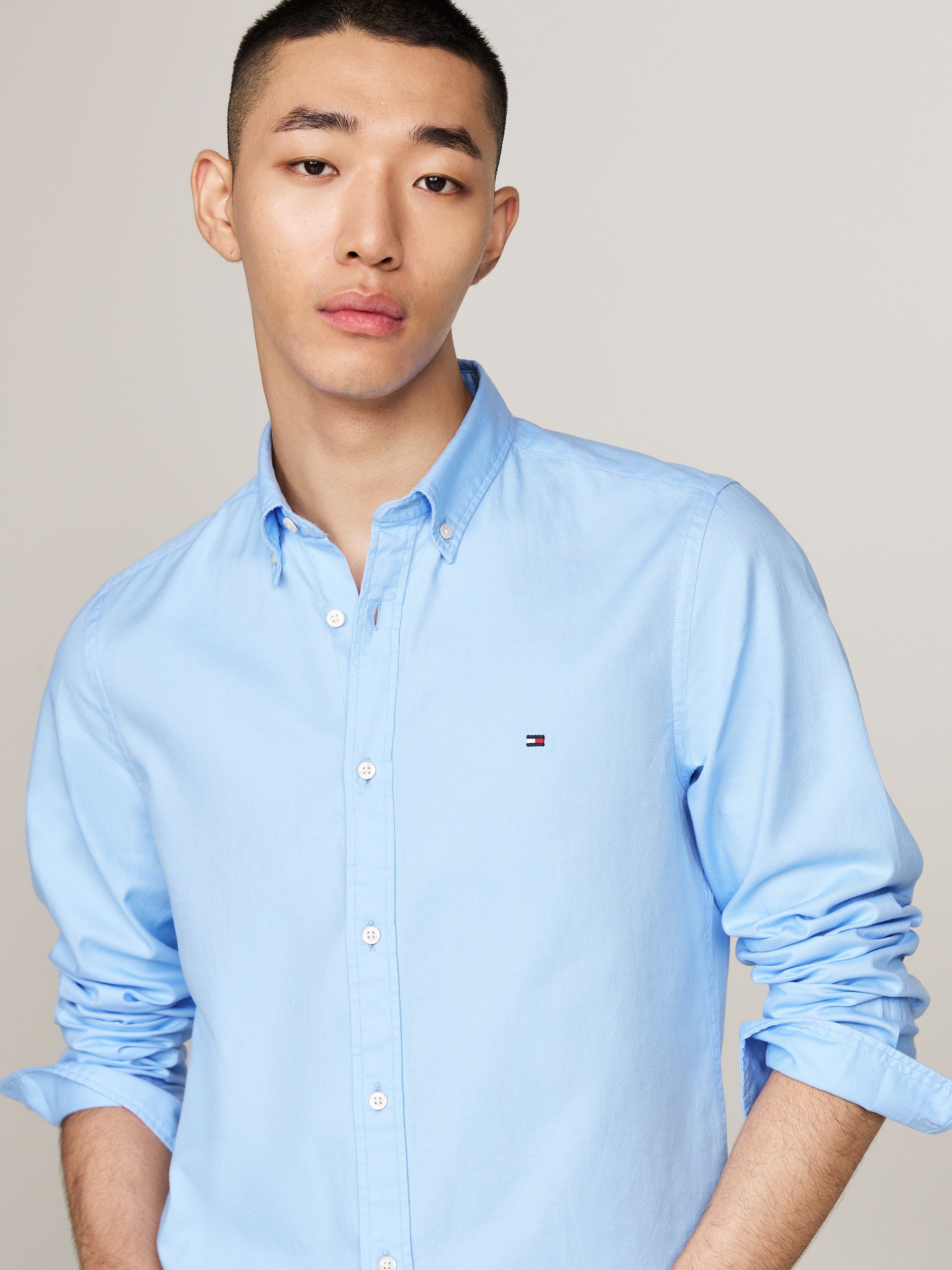 Tommy Hilfiger |  Tommy Hilfiger Hemd Regular Fit  | XXL | vessel blue