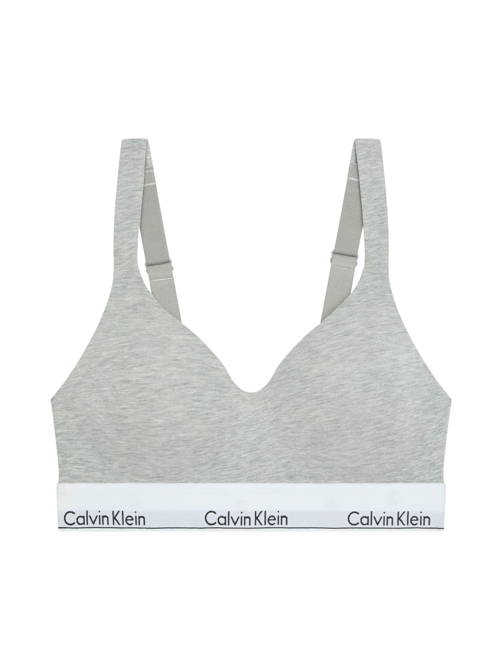 Calvin Klein |  Calvin Klein BH ohne Bügel  | XL | grey heather