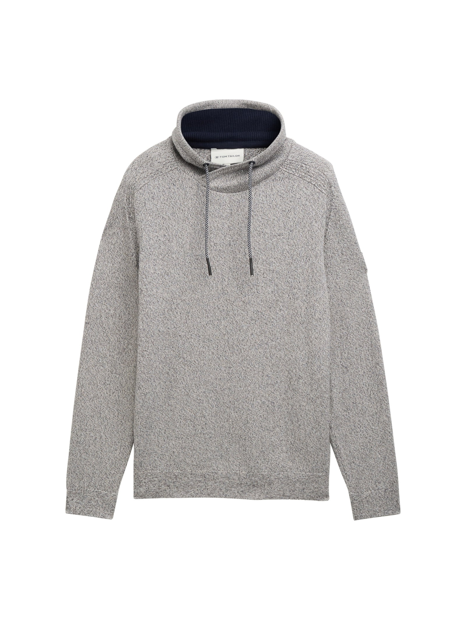Tom Tailor Sweat-Shirt mit hohem Kragen und Kordelzug #1