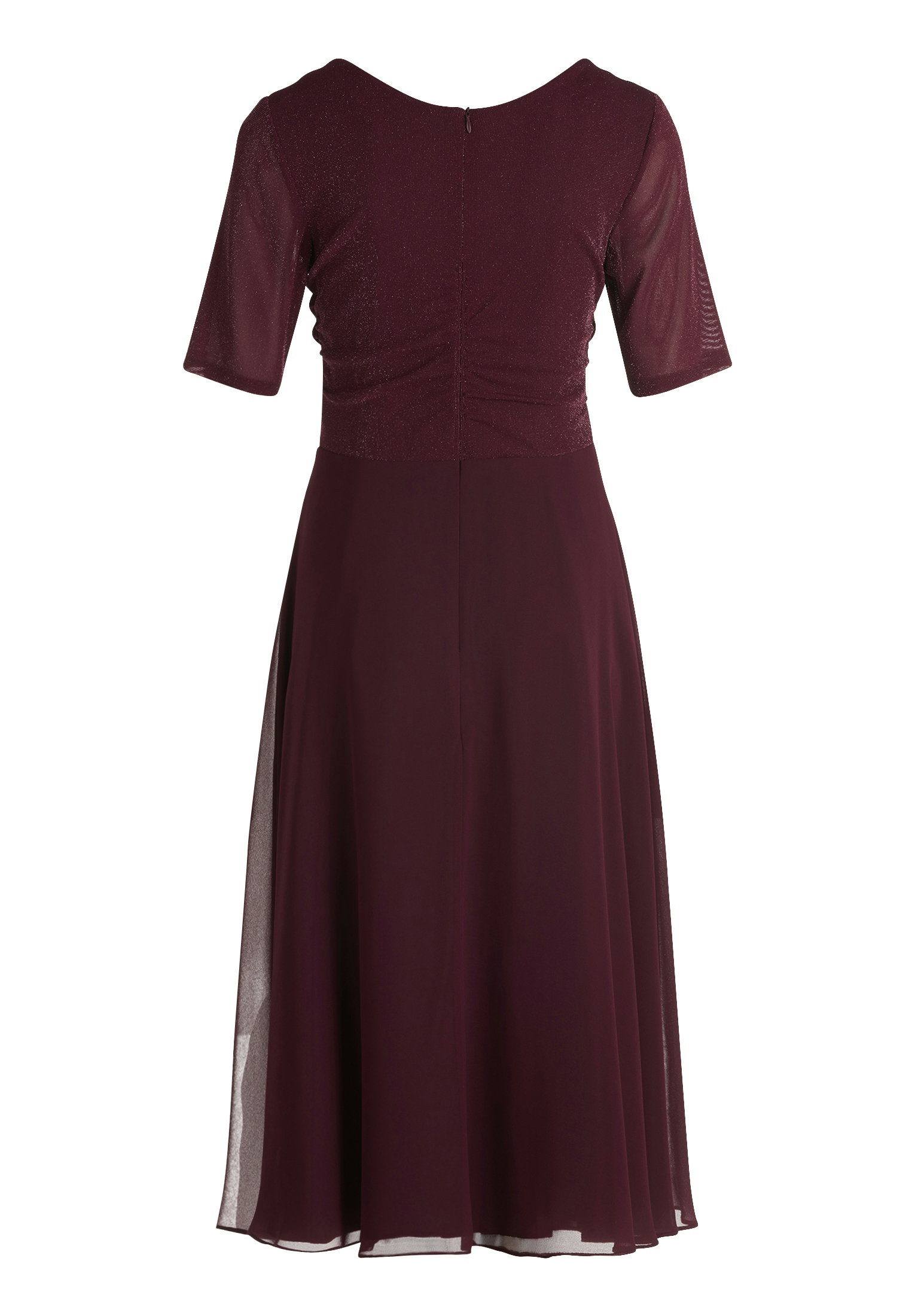 Kleid Kurz 1/2 Arm, Strong Aubergine #2