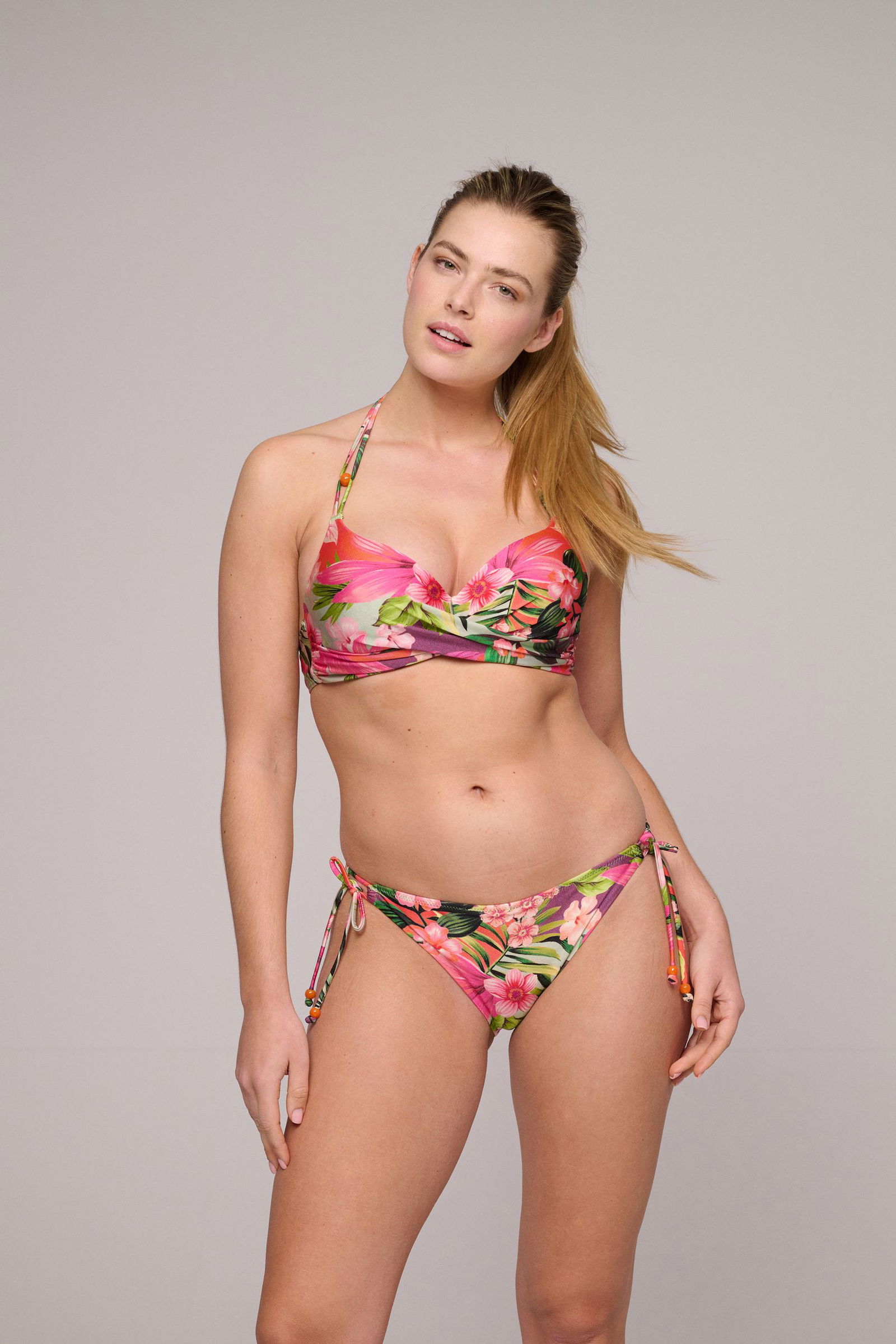 Marie Jo |  NORMA JEANNE Tropical Sunset Unterlegtes Bikini-Top tief. | 80/C