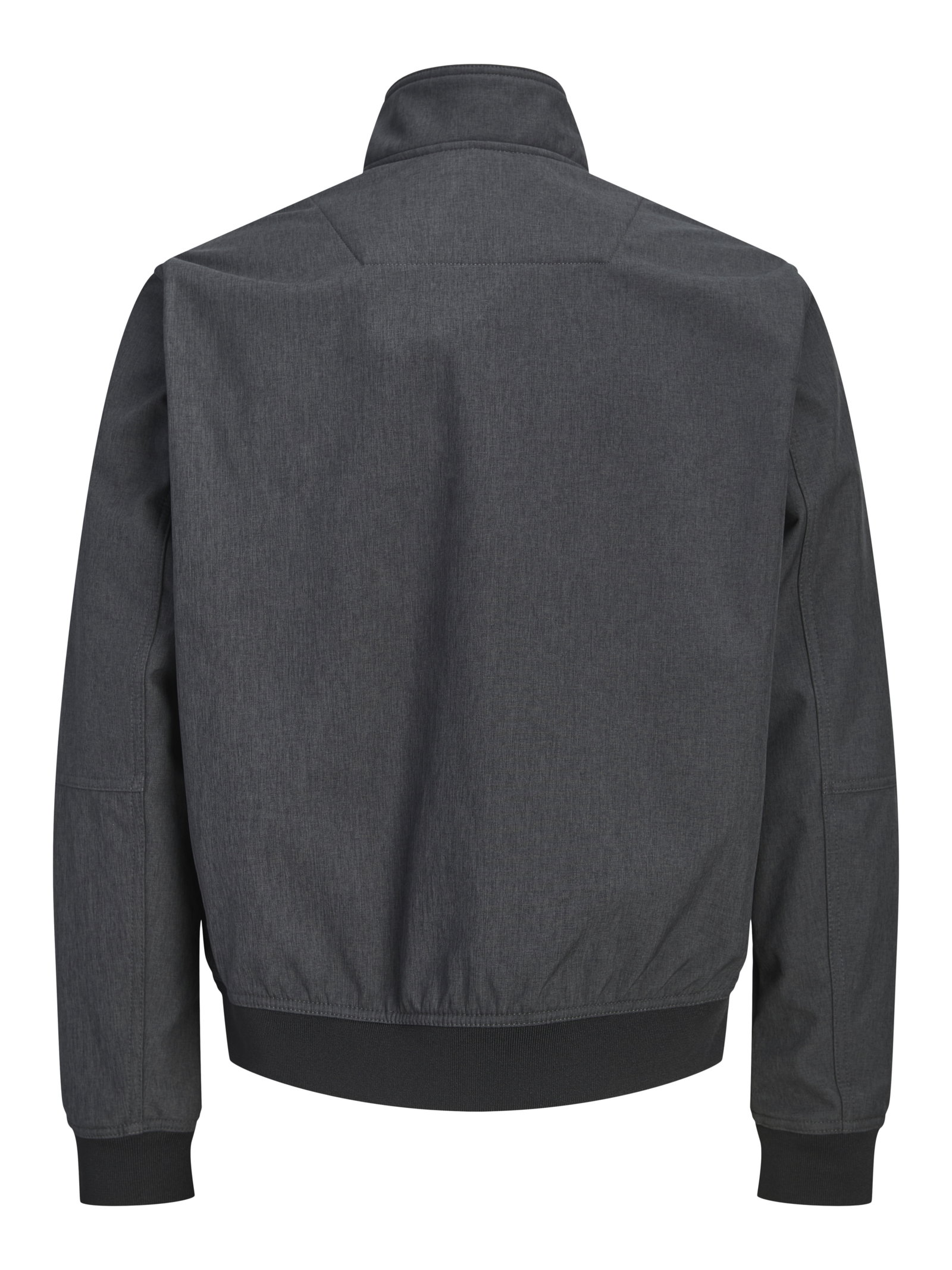 JJELIAM SOFTSHELL BOMBER NOOS, Dark Grey Melange #4