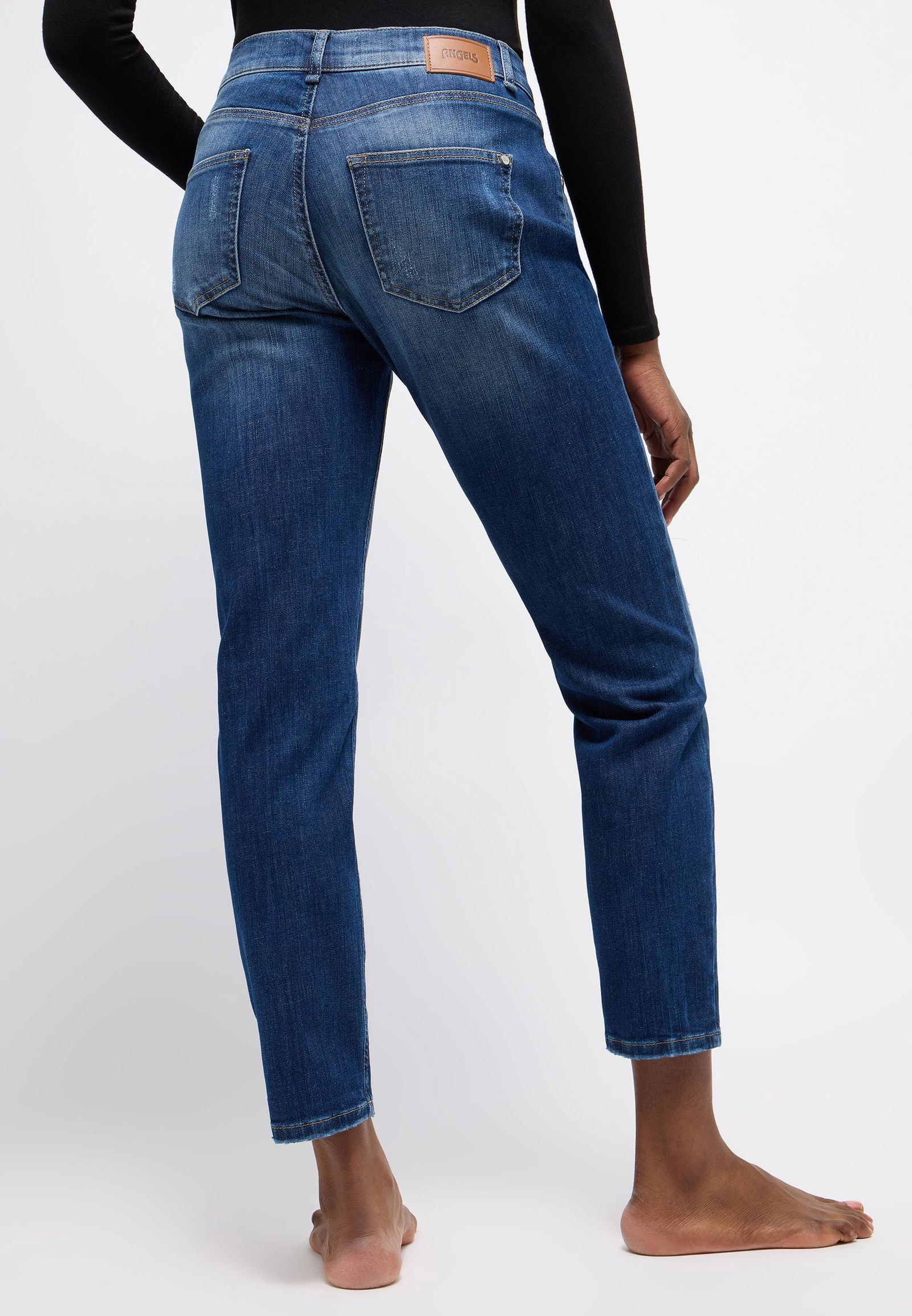 Angels | Angels Boyfriend Glam Jeans | 38/30 | mid blue used destroyed