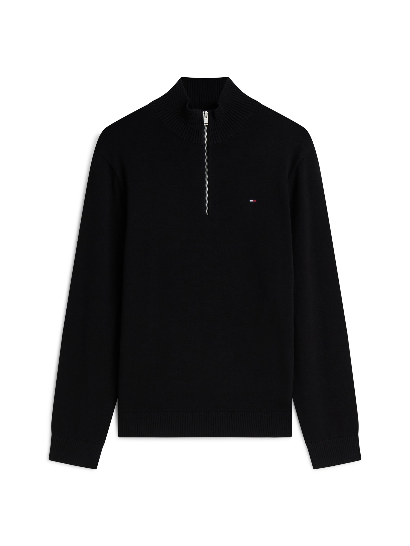 TJM SLM ESS LIGHT ¼ ZIP SWTR EXT, BLACK #7