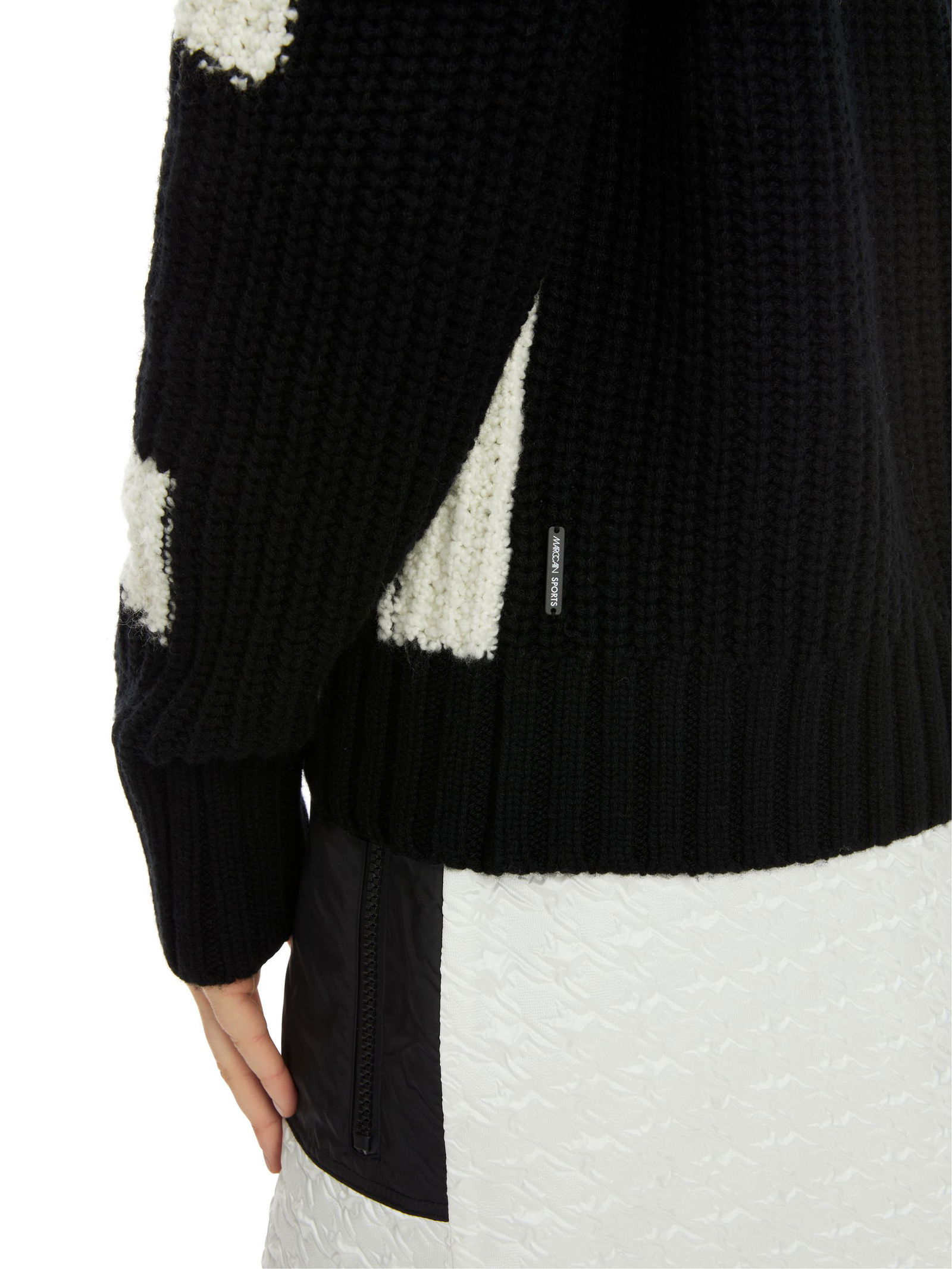 Marc Cain Sports | Marc Cain Sports Pullover | 44 | black and white