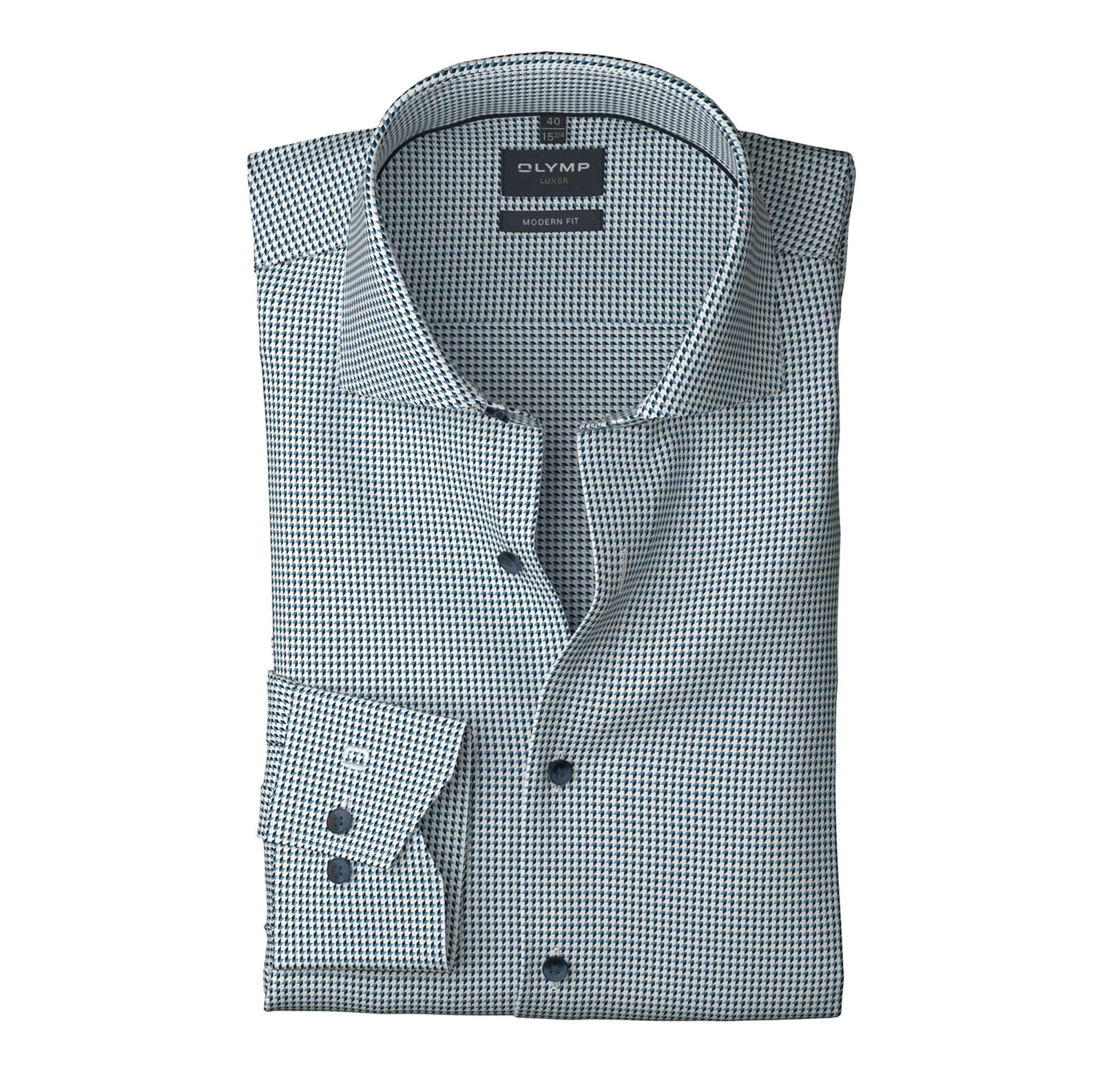 Olymp | Olymp Hemd Modern Fit | 47 | marine