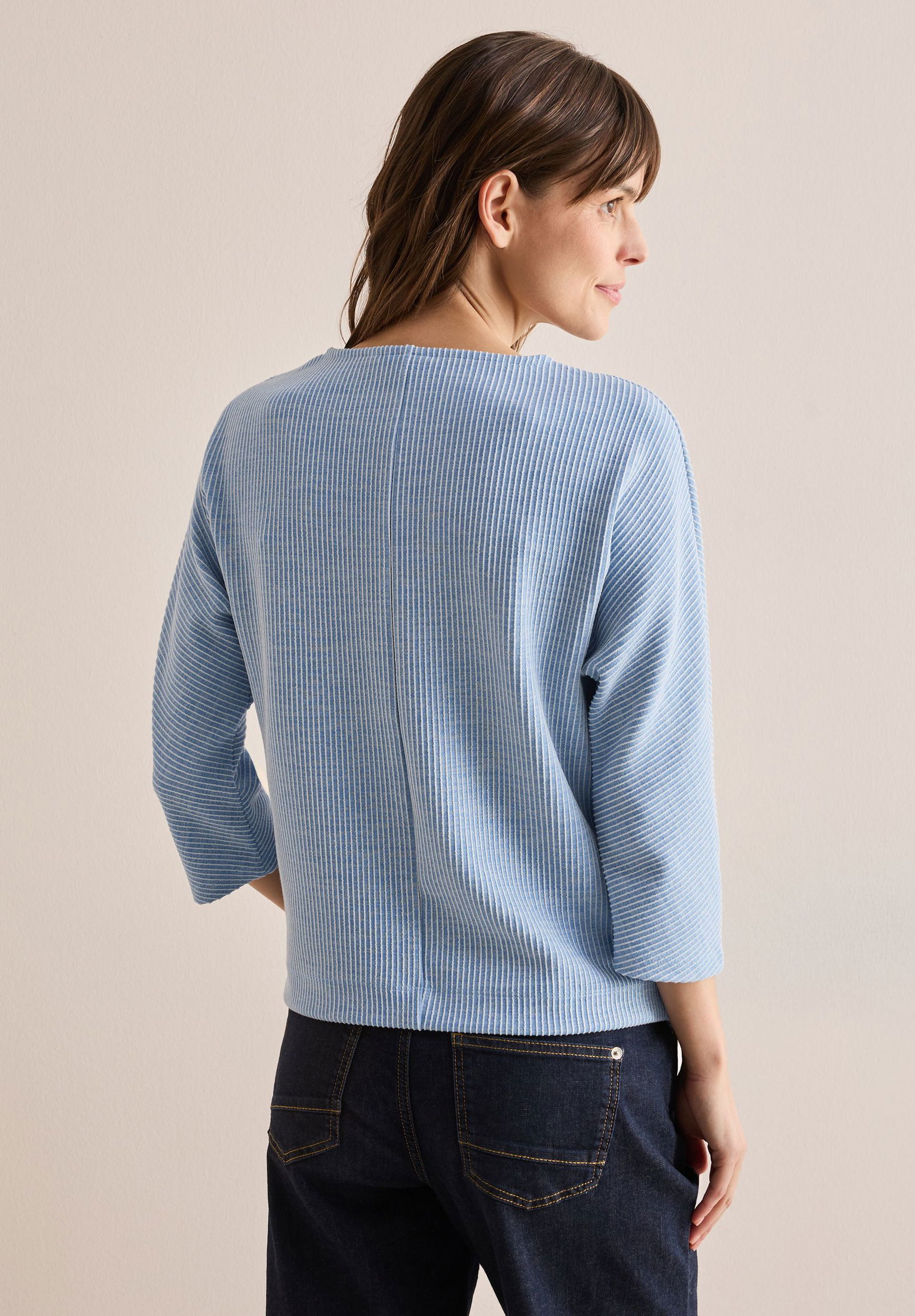 CECIL | CECIL Shirt | M | light blue melange