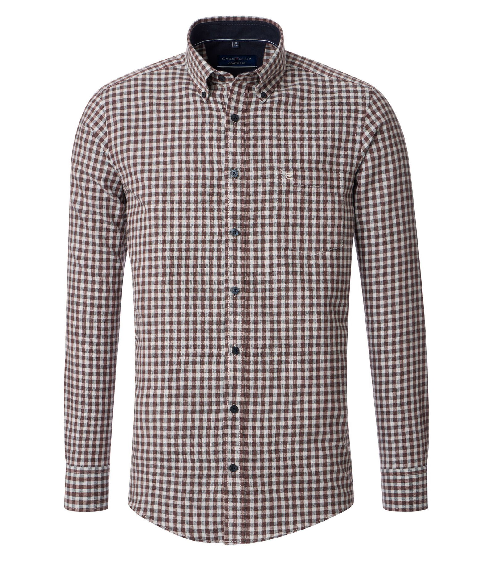 384796f7082ce17f7cd85be37fdf870a Casa Moda |  Casa Moda Hemd Regular Fit  | L | braun