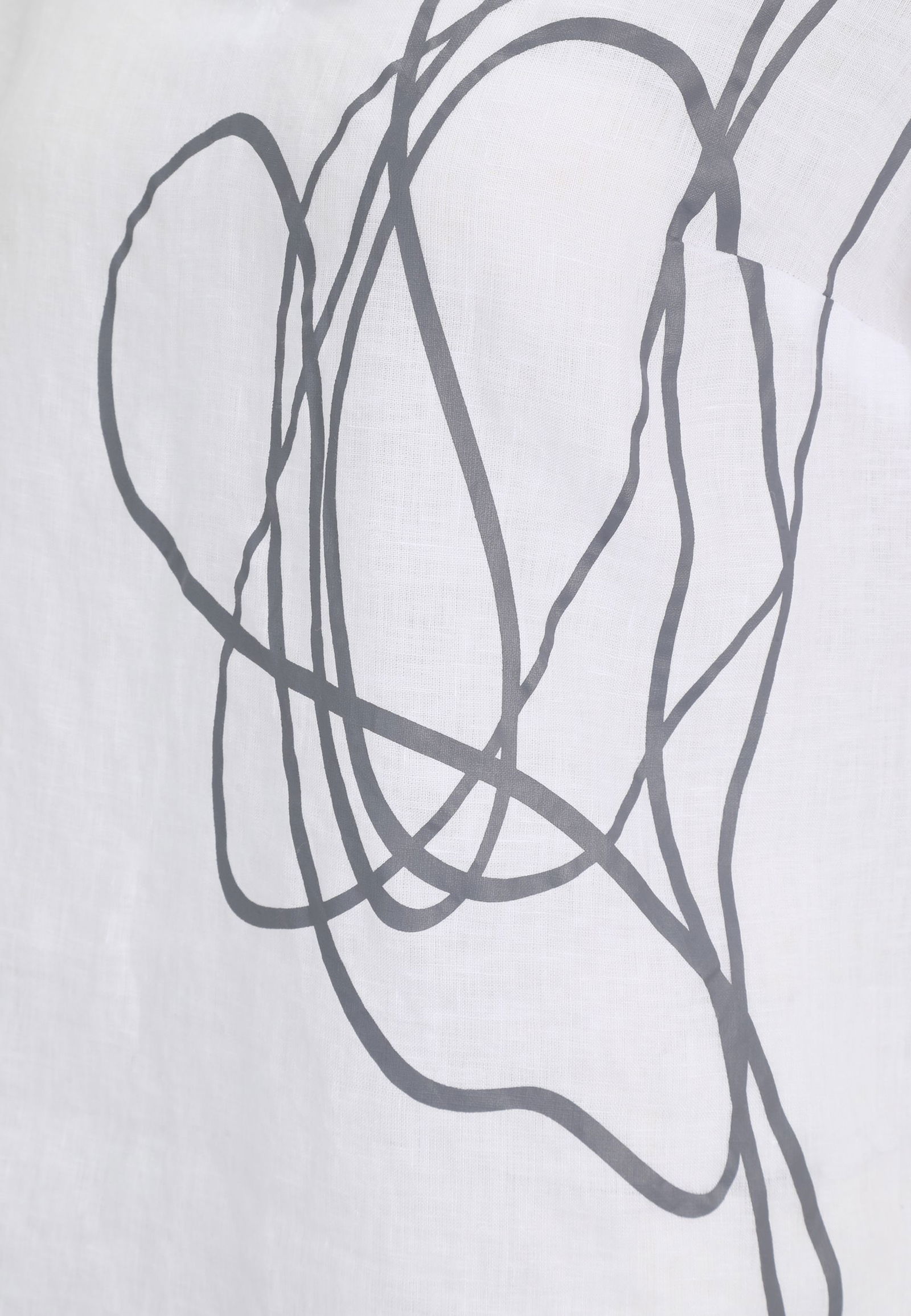 Doris Streich |  Doris Streich Druckbluse  | 44 | schwarz/weiß