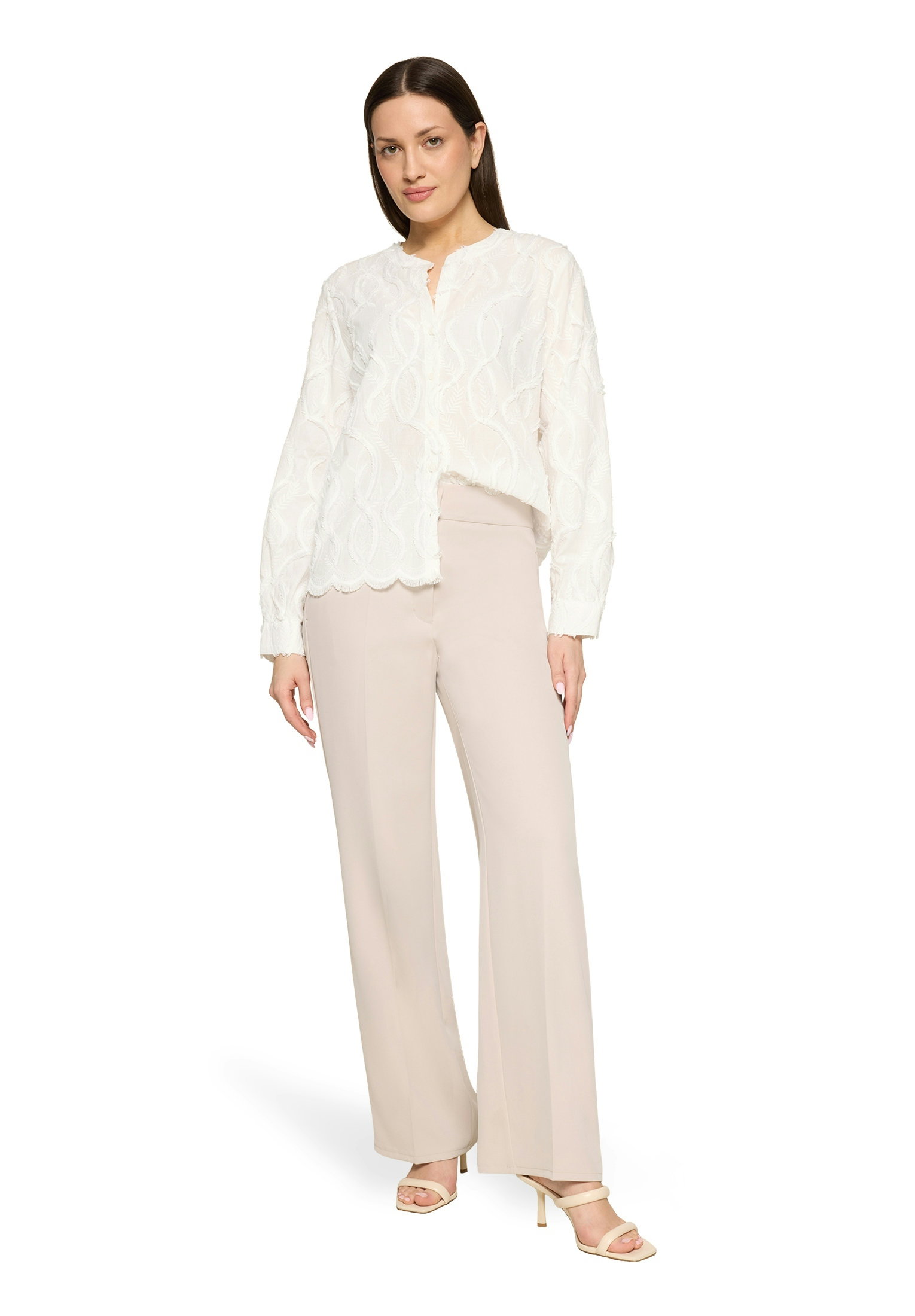 Bluse Kurz 1/1 Arm, Offwhite #3