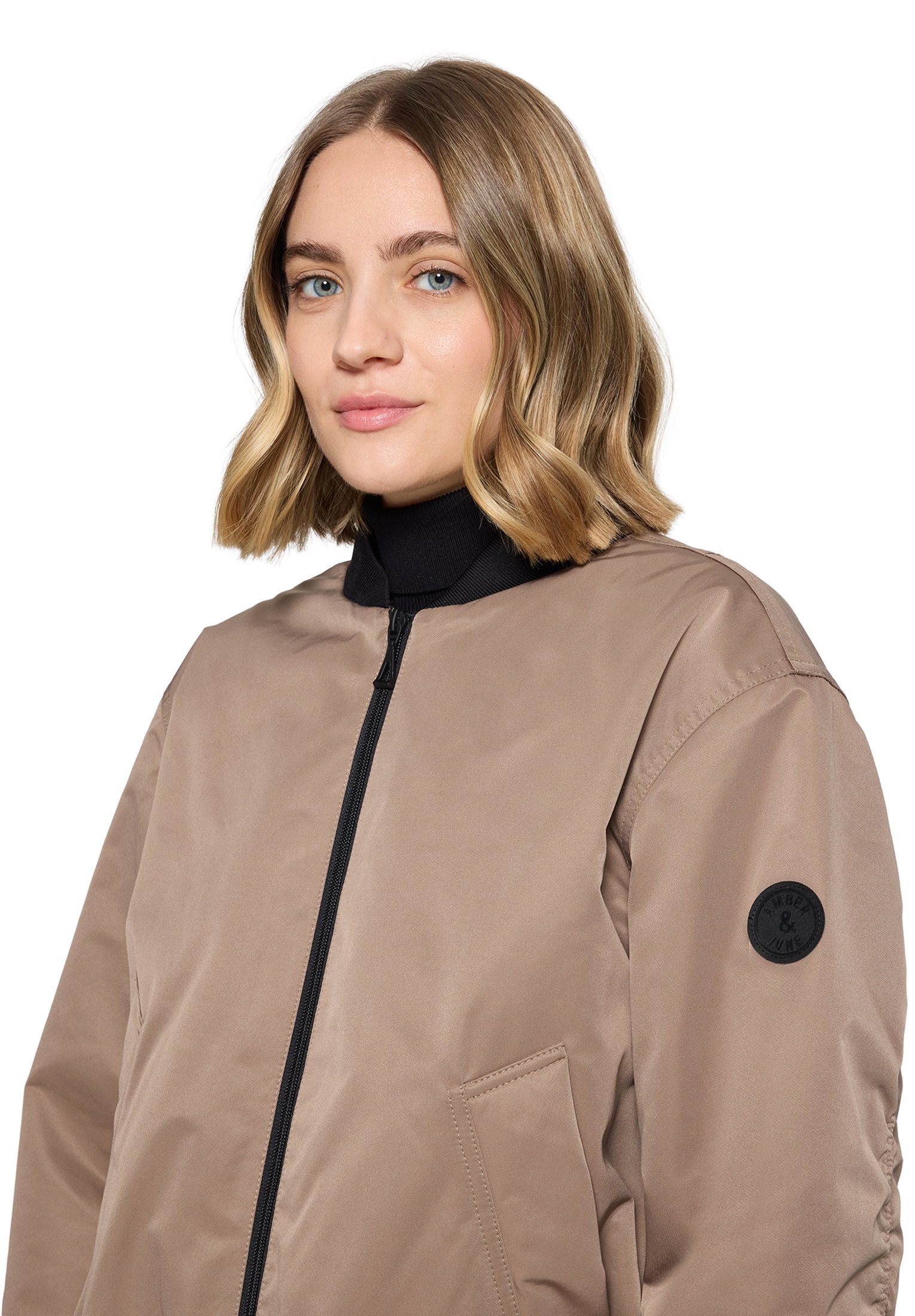 Jacke PlUEsch, Golden Almond #6