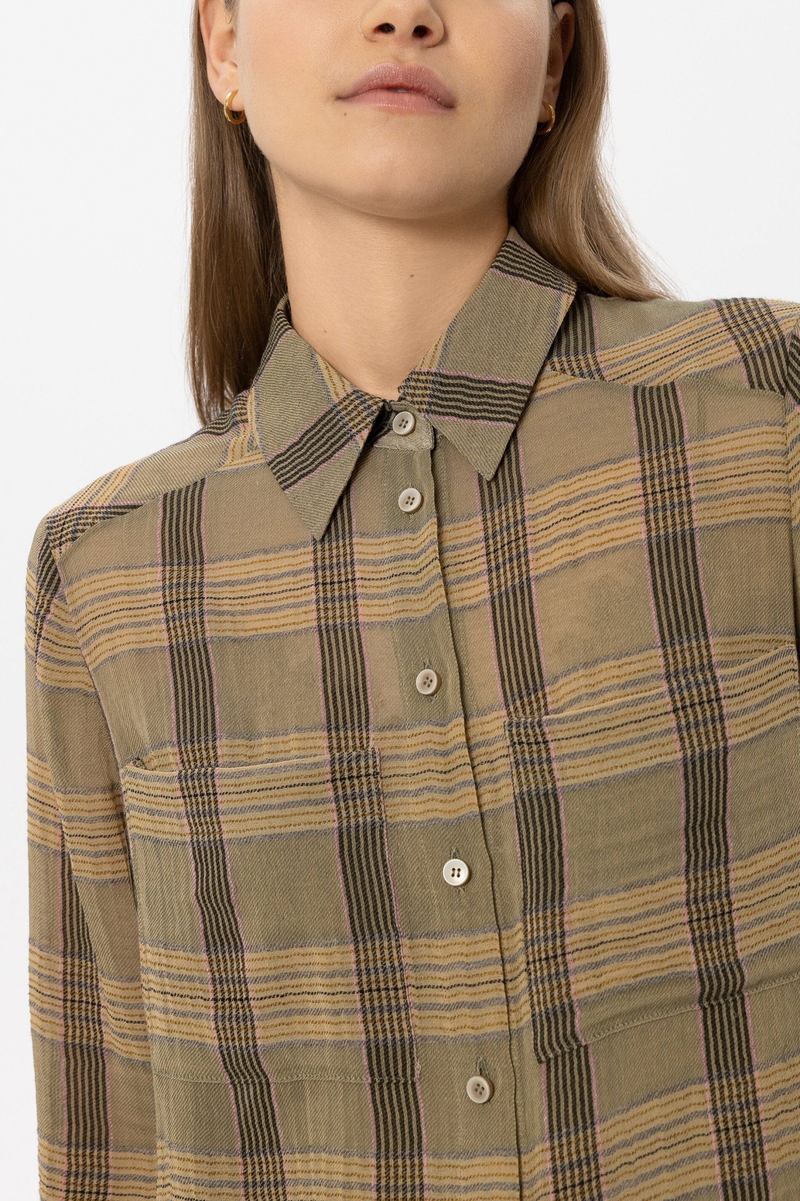 Bluse, the fancy check #5