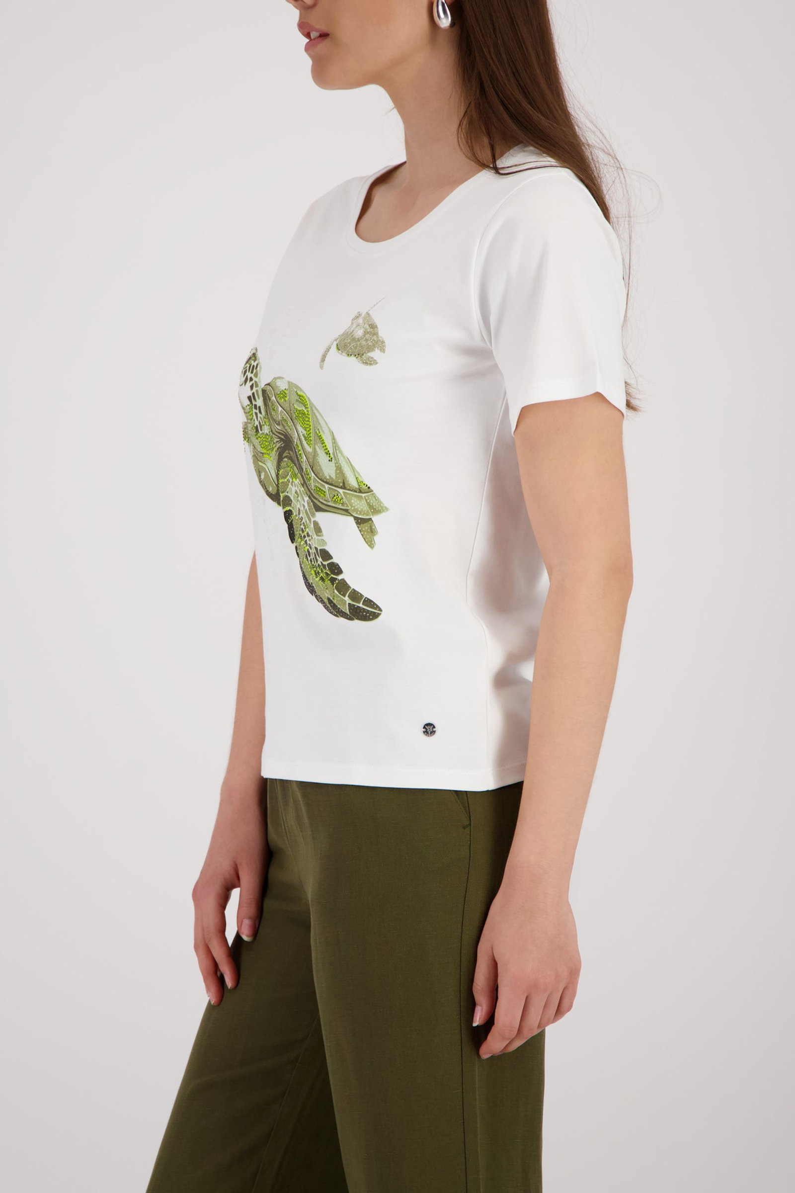 Monari |  T-Shirt, cream | 40