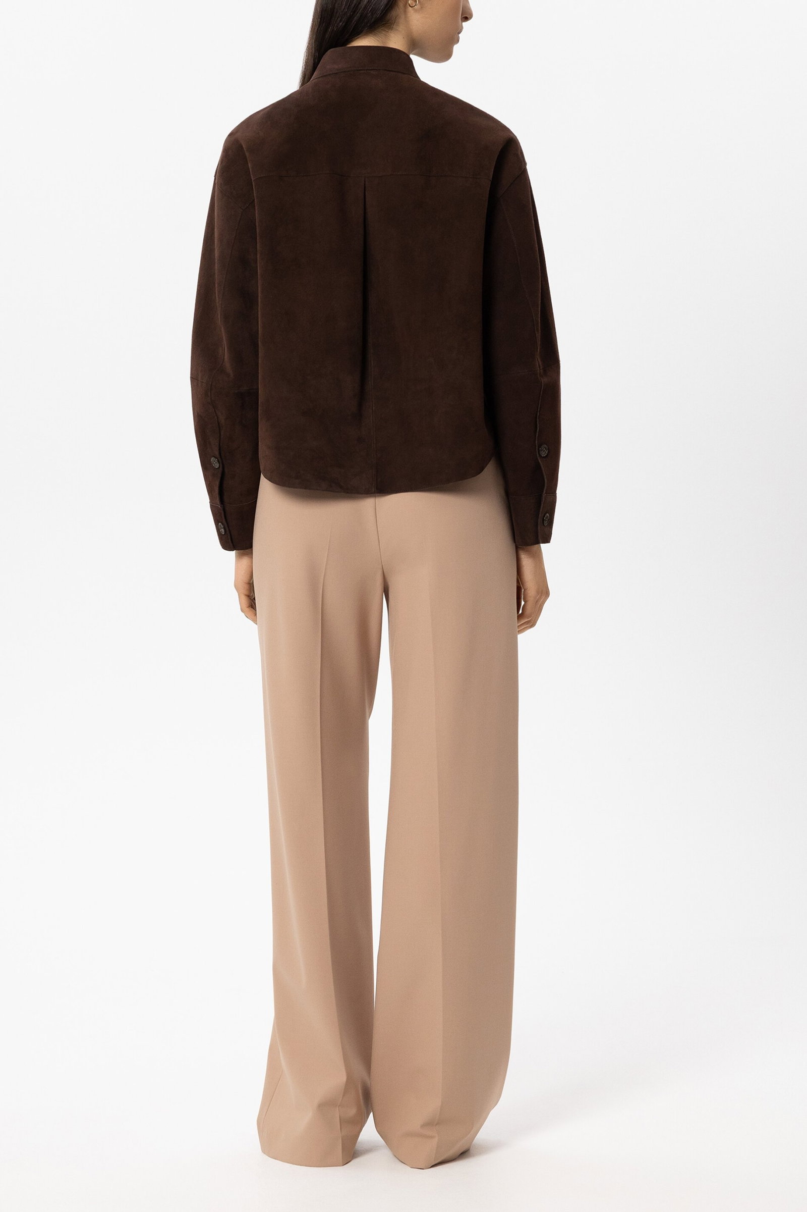 Luisa Cerano Wideleg-Pants mit Bundfalten nude #4