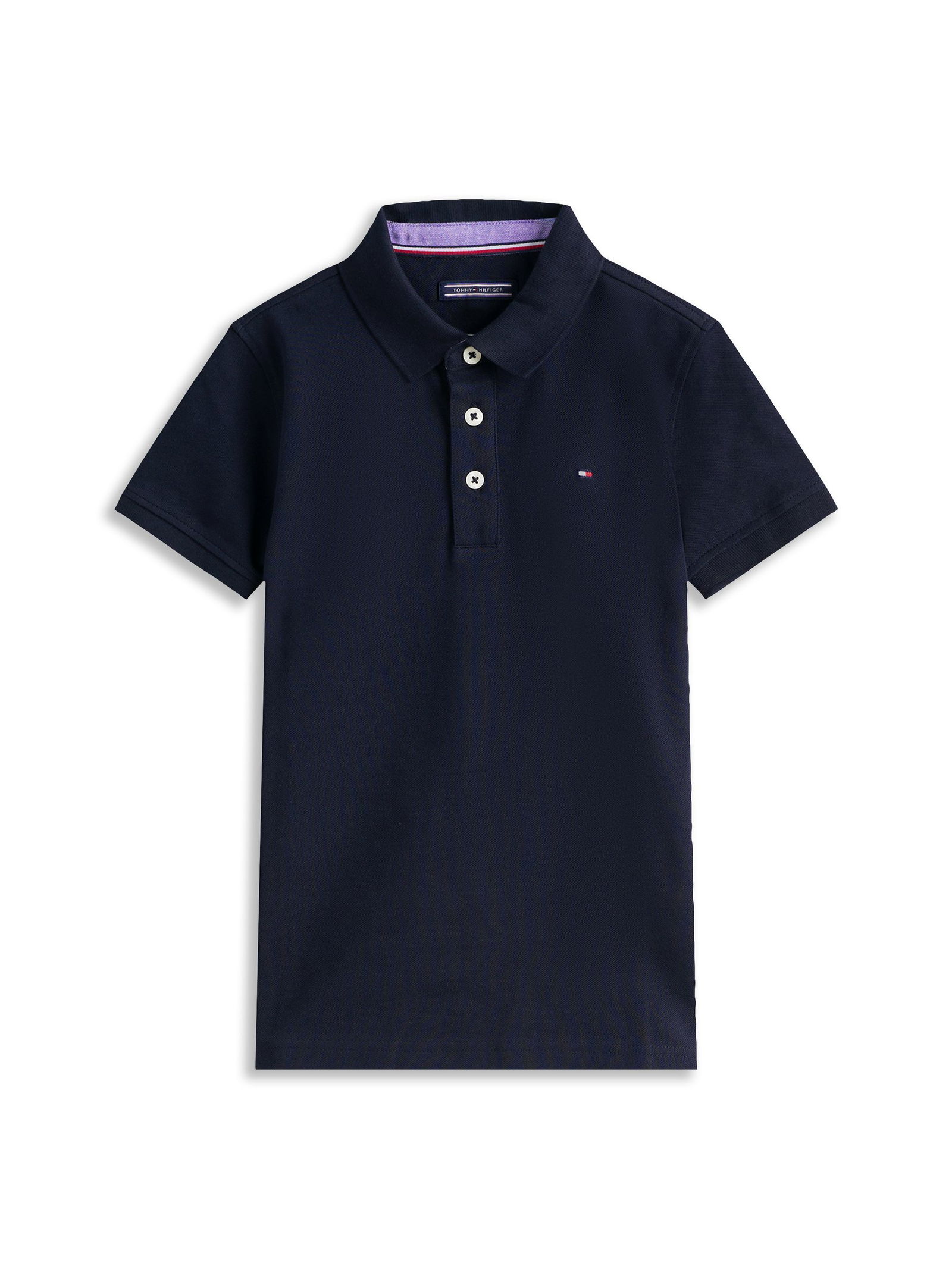 Tommy Hilfiger |  BOYS TOMMY POLO S/S, WHITE | 140 | DENIM