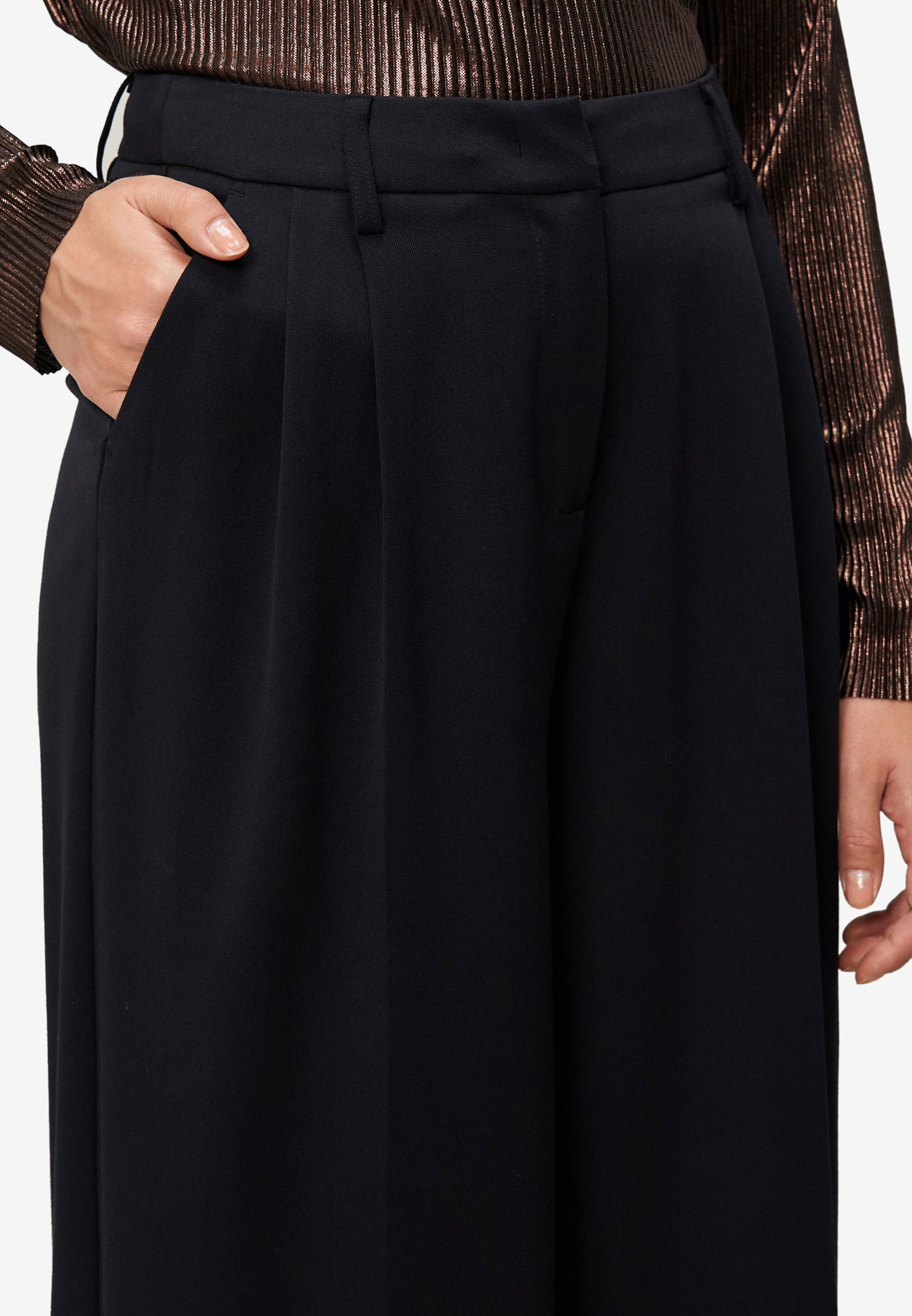 Zero |  Zero Schmale Hose  | 42 | black beauty