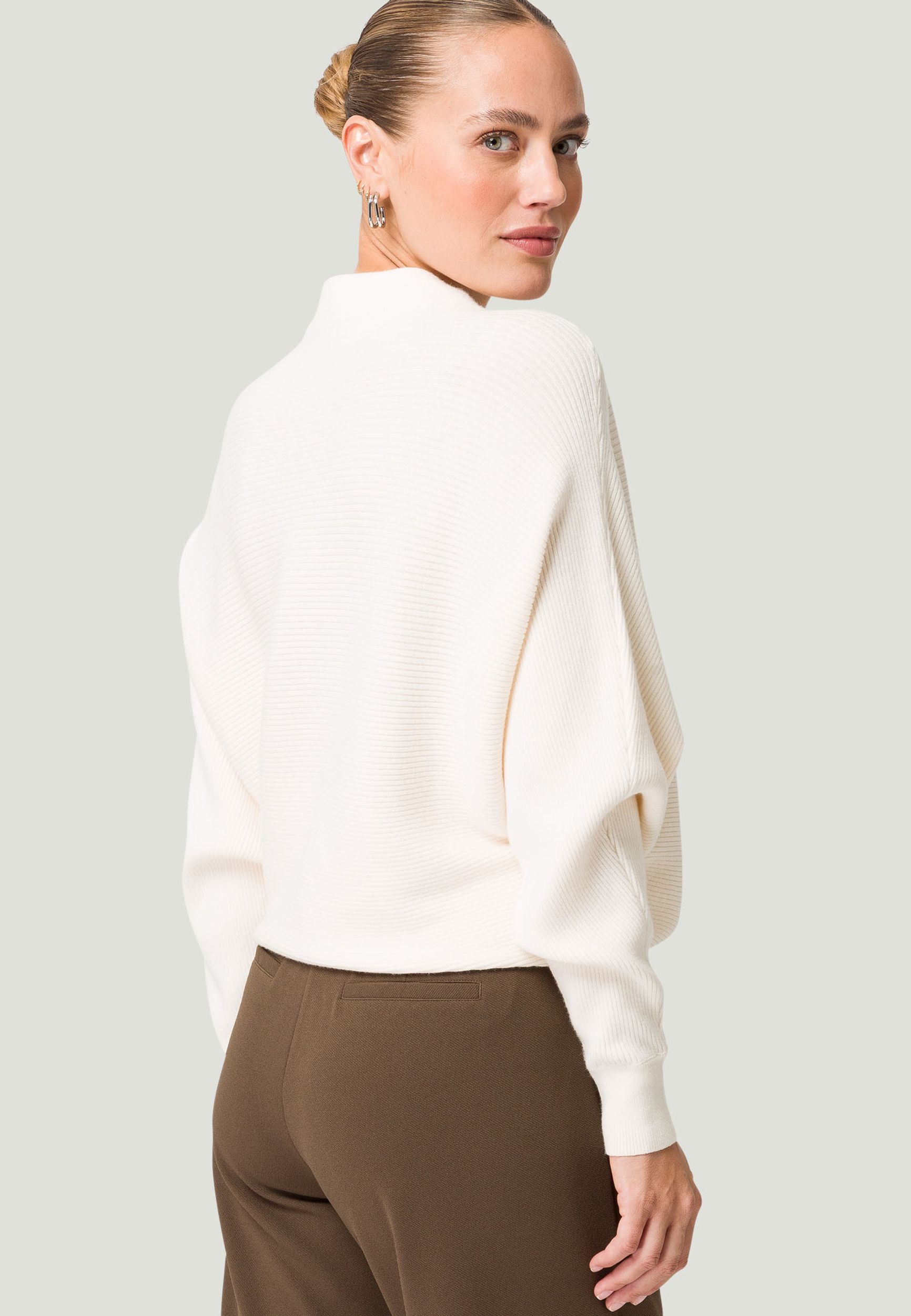 Zero |  Zero Pullover  | 42 | bright cream melange