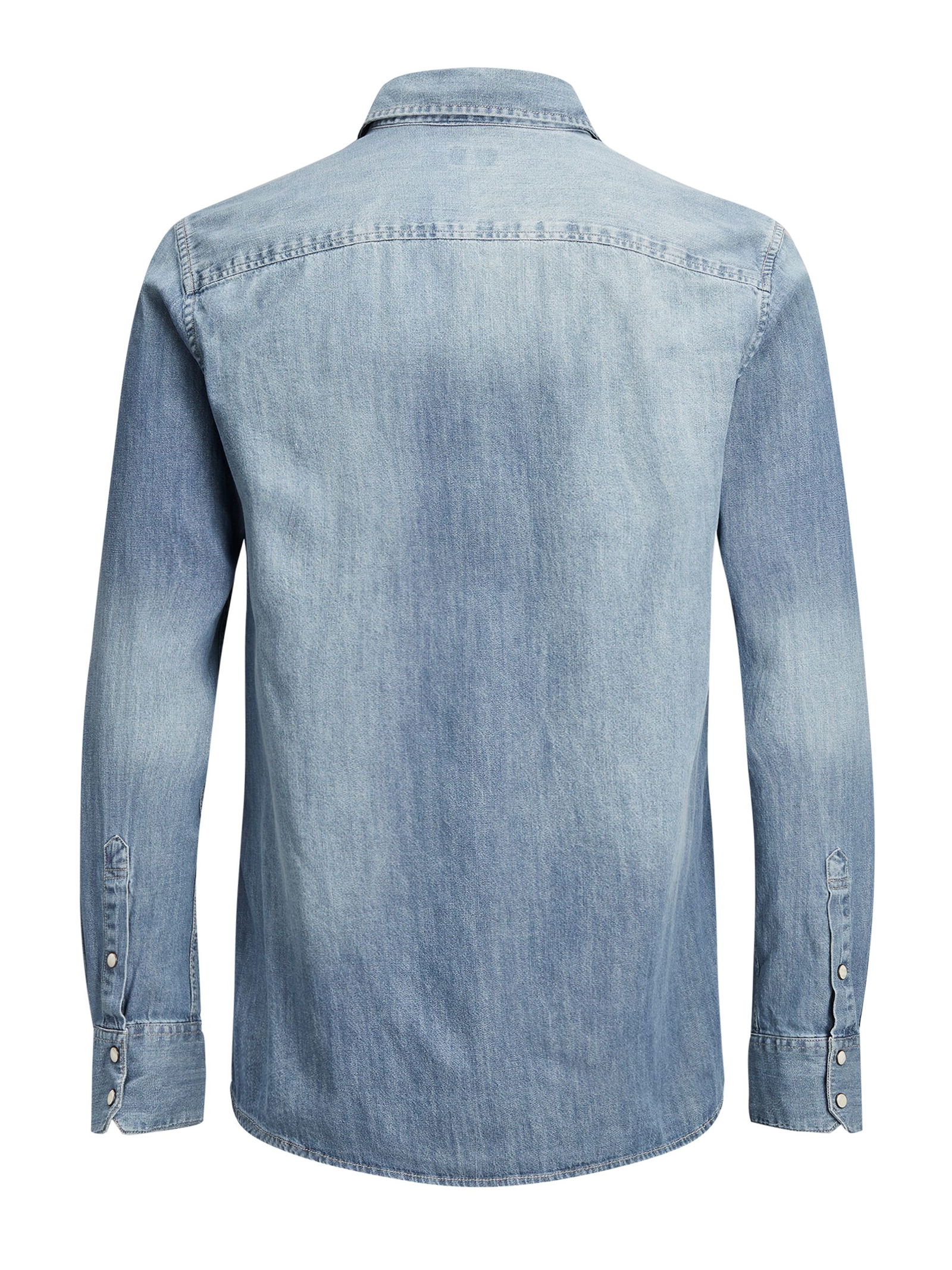 Jack&Jones |  JJESHERIDAN SHIRT L/S NOOS JNR | 140 | medium blue denim