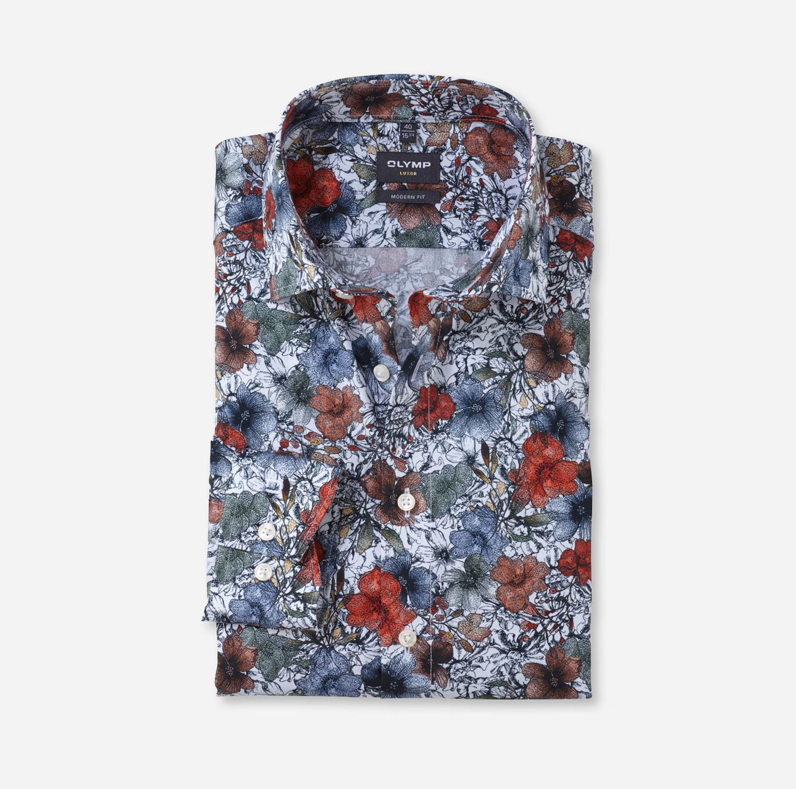 Olymp |  Olymp Hemd Modern Fit  | 41 | weiß