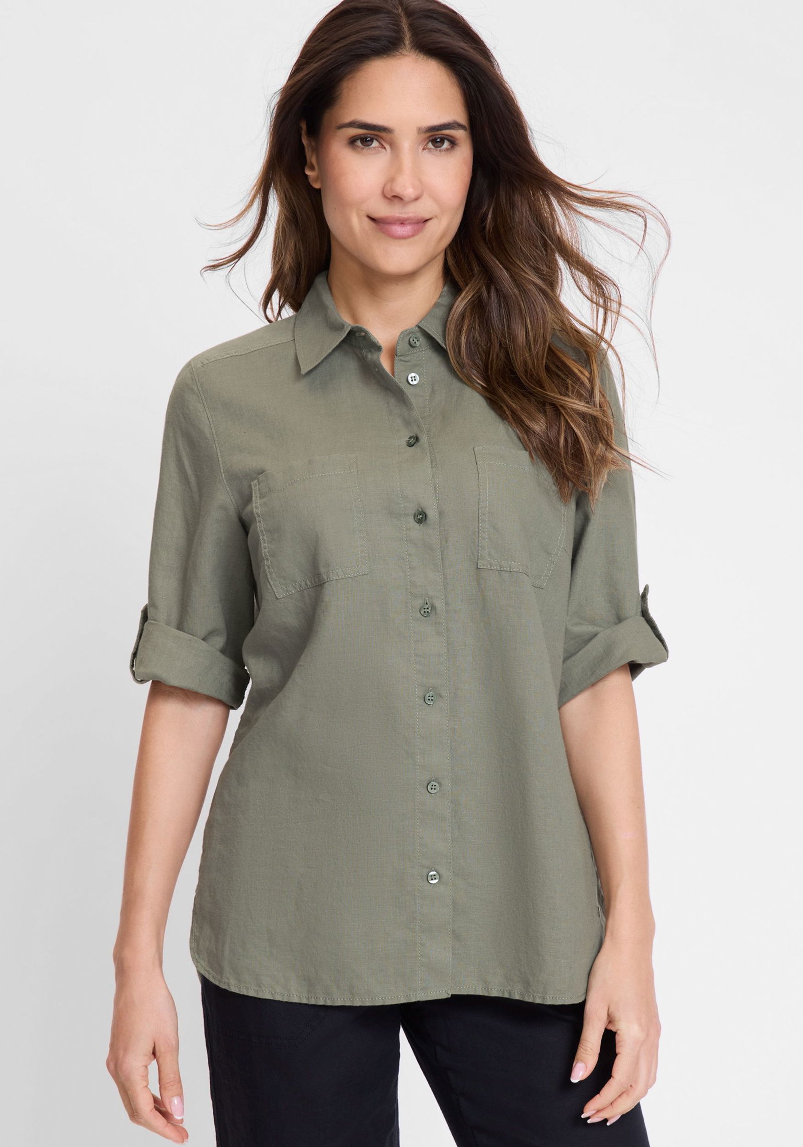 Olsen |  Olsen Druckbluse  | 42 | 72401_50207
