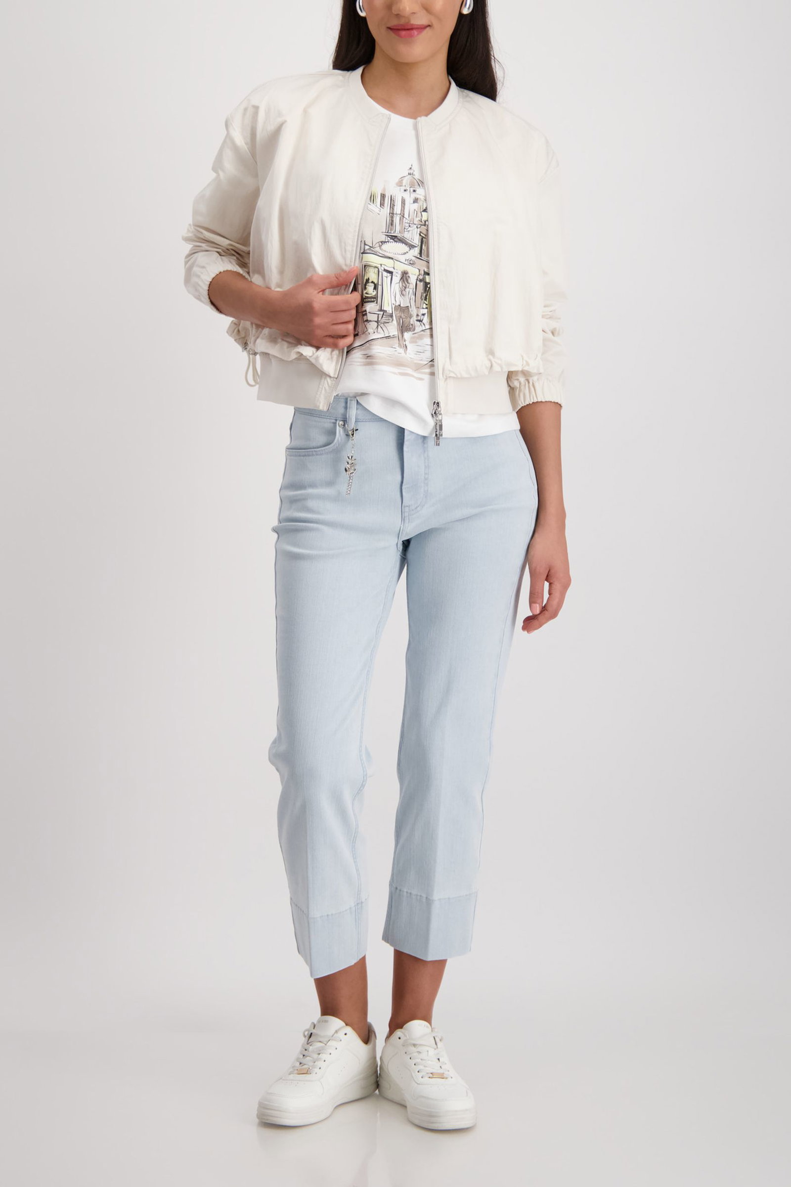 Monari |  Monari T-Shirt | 46 | pastel yellow