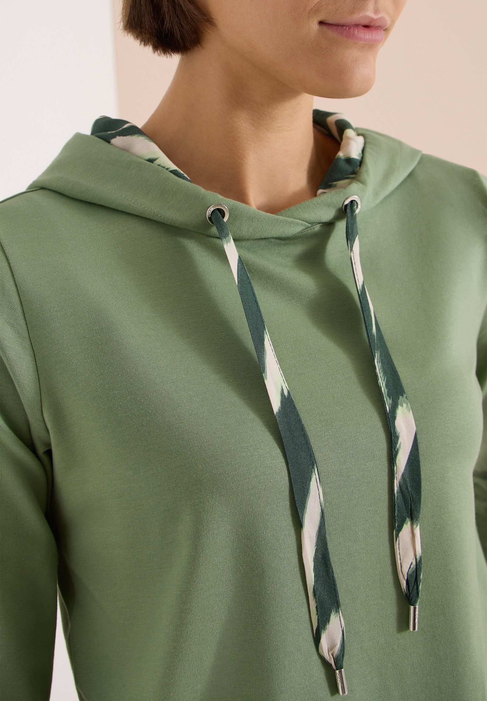 AOP Mix Hoody Shirt, deep matcha green #7