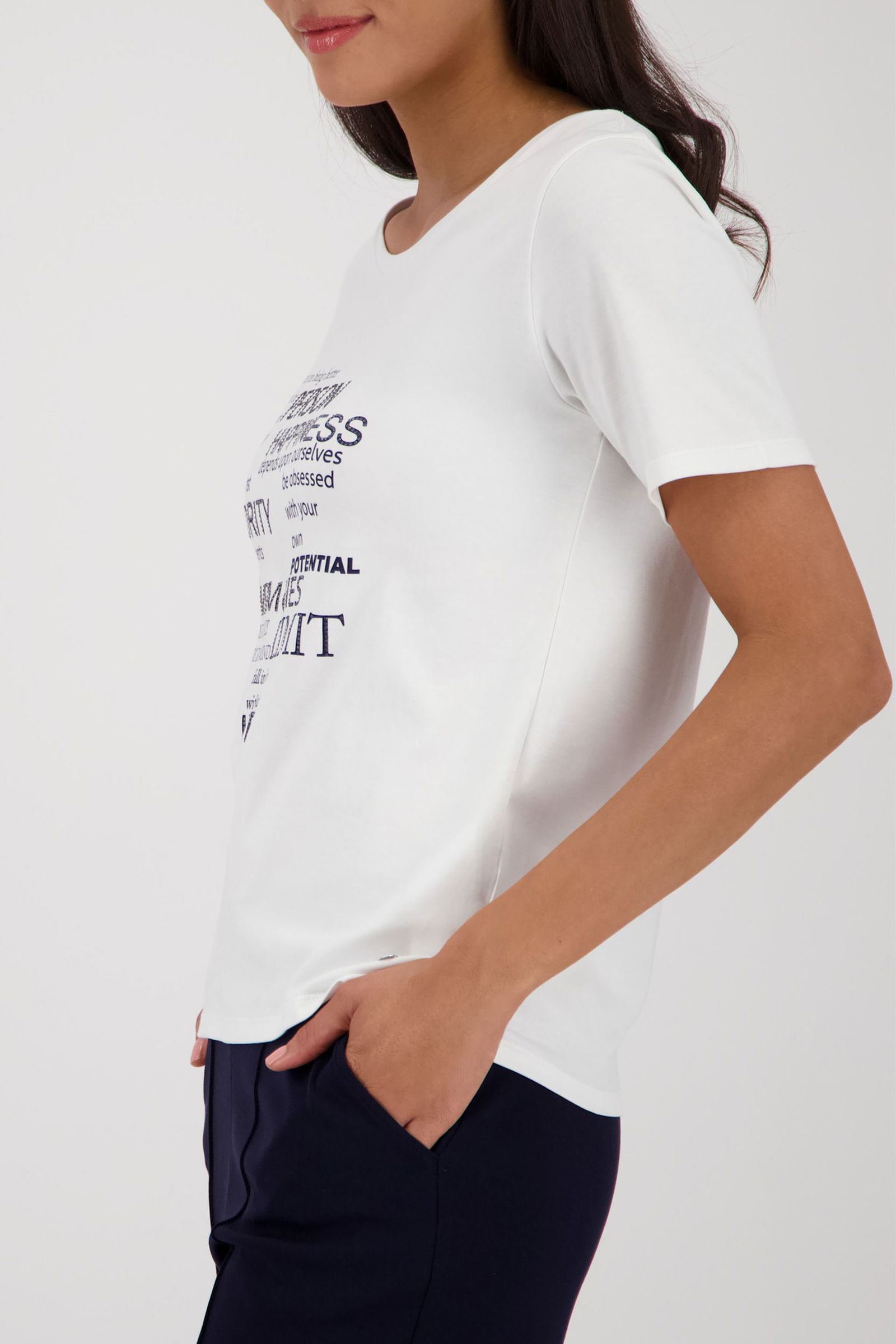 Monari |  T-Shirt, marine | 44