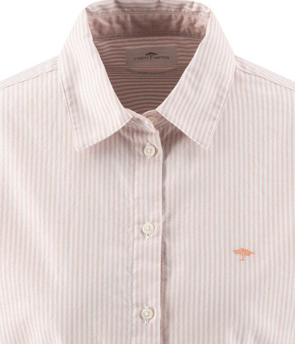 BLOUSE CL OXFORD STRIPE, SILKY ROSE #3