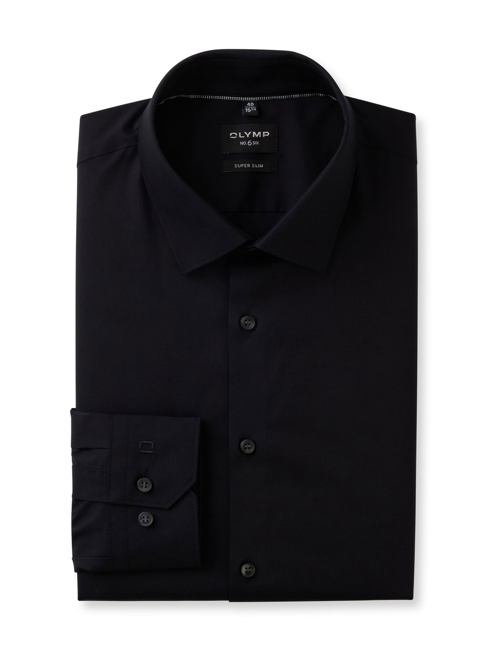Olymp |  Olymp Hemd Super Slim | 42 | schwarz