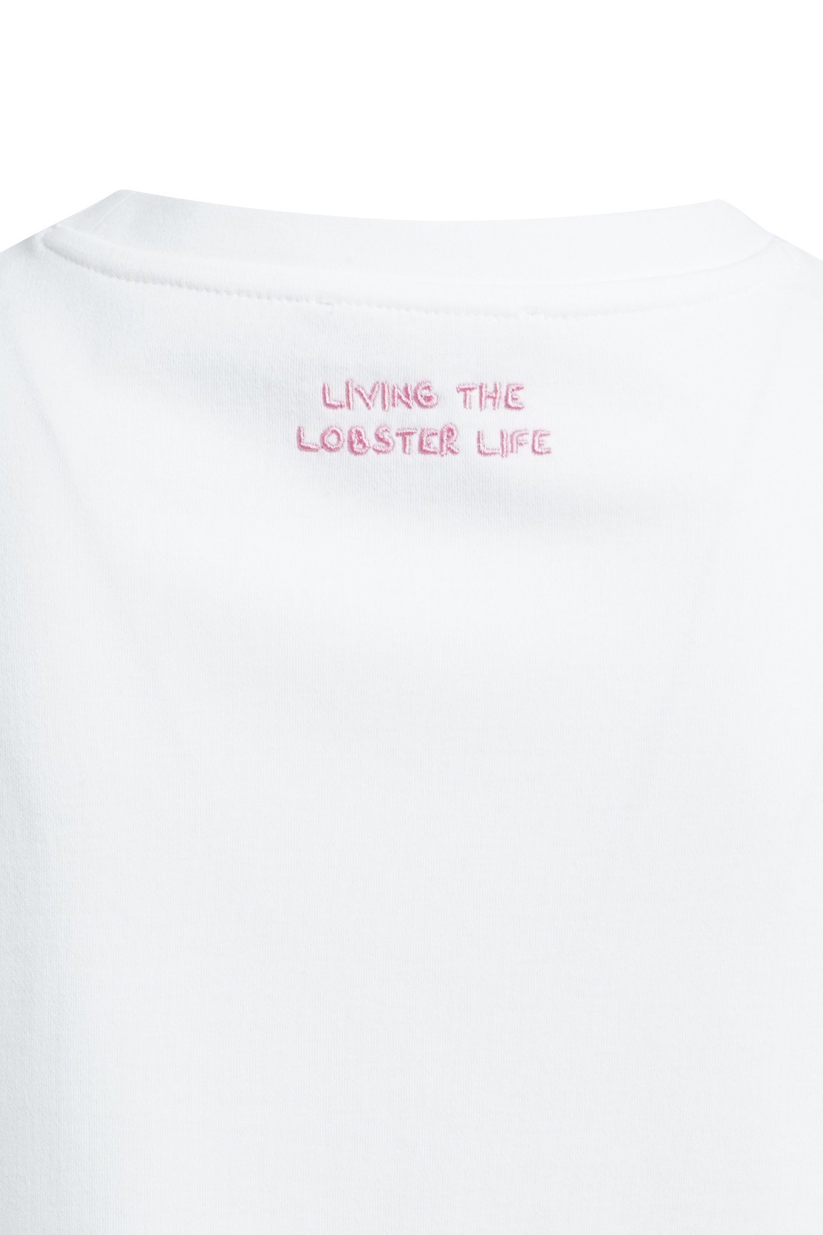 Boxy cropped T-shirt Embroideries #3