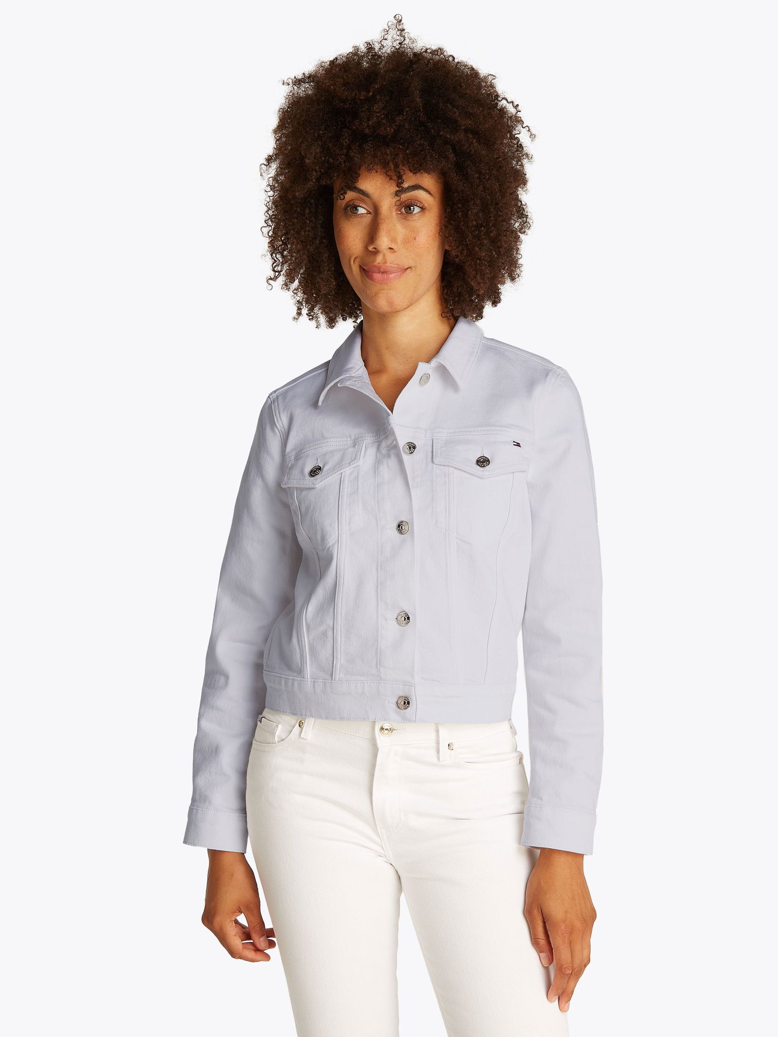 5af744894c2ecd28062b9863d9d835aa Tommy Hilfiger |  Tommy Hilfiger Jeansjacke  | 42 | th optic white