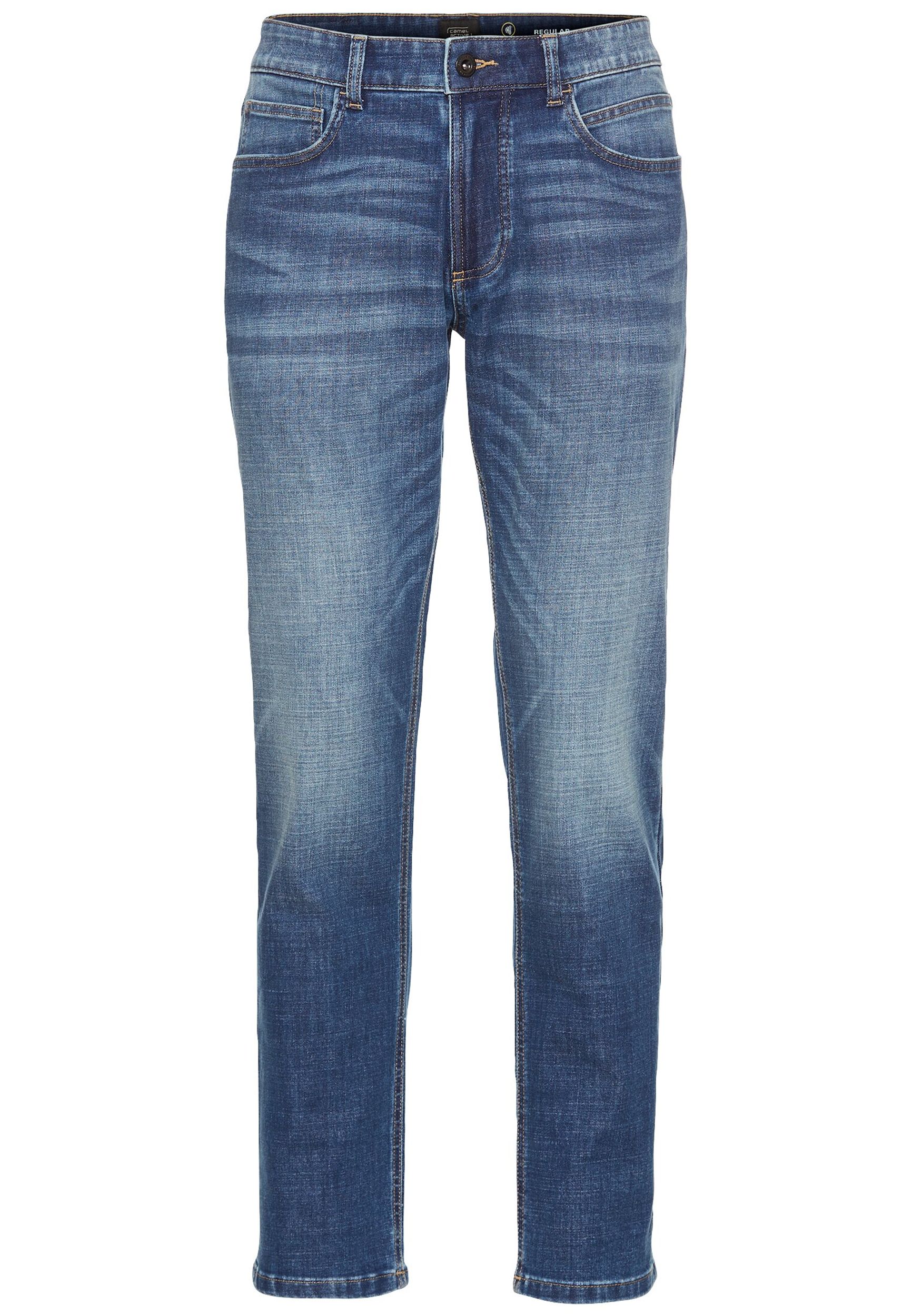 Camel Active |  Camel Active Regular Fit fleXXXactive® Cooling Jeans | 33/32 | indigo blue
