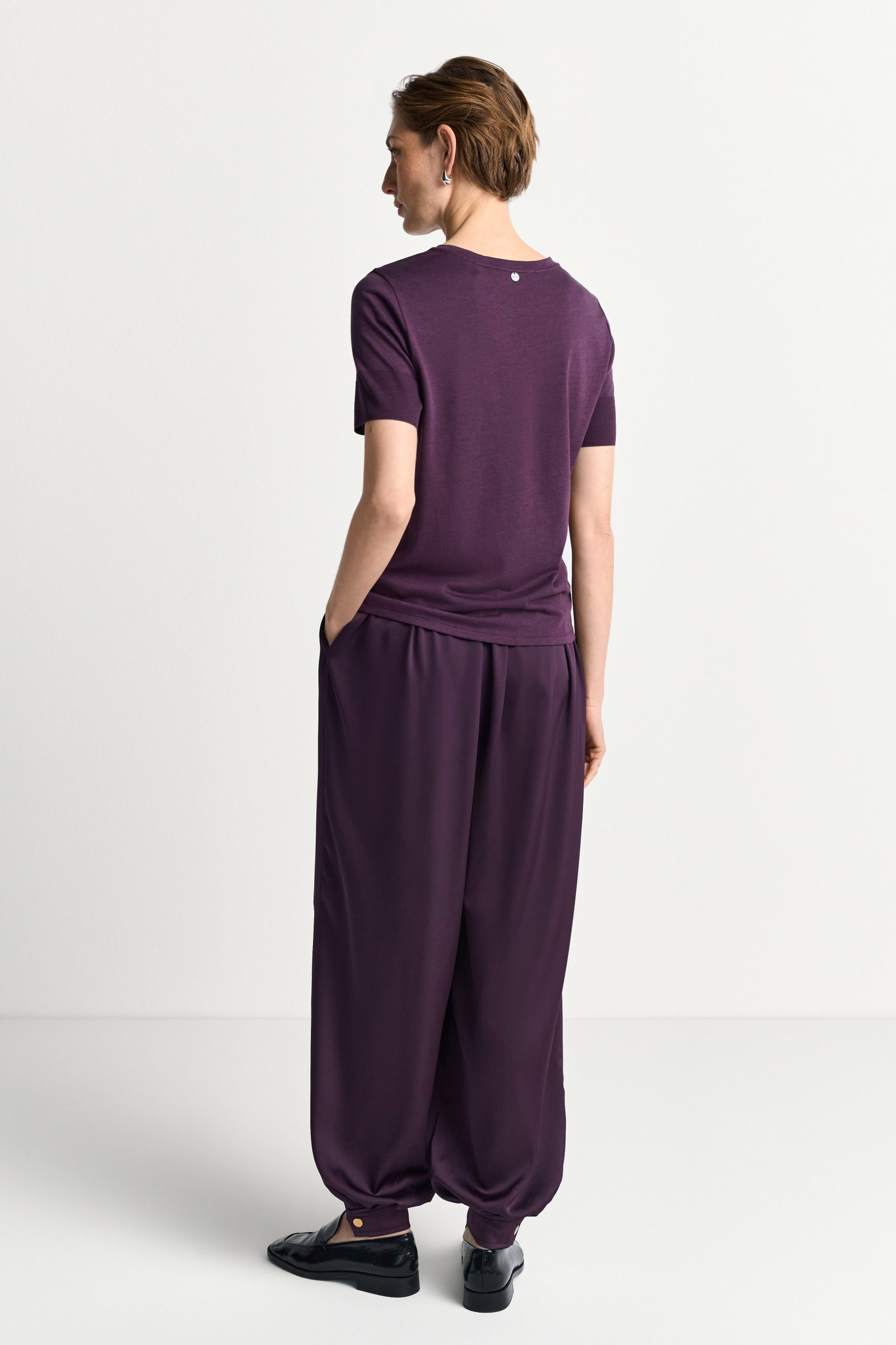 T Fineknit Shirt, mulberry #4
