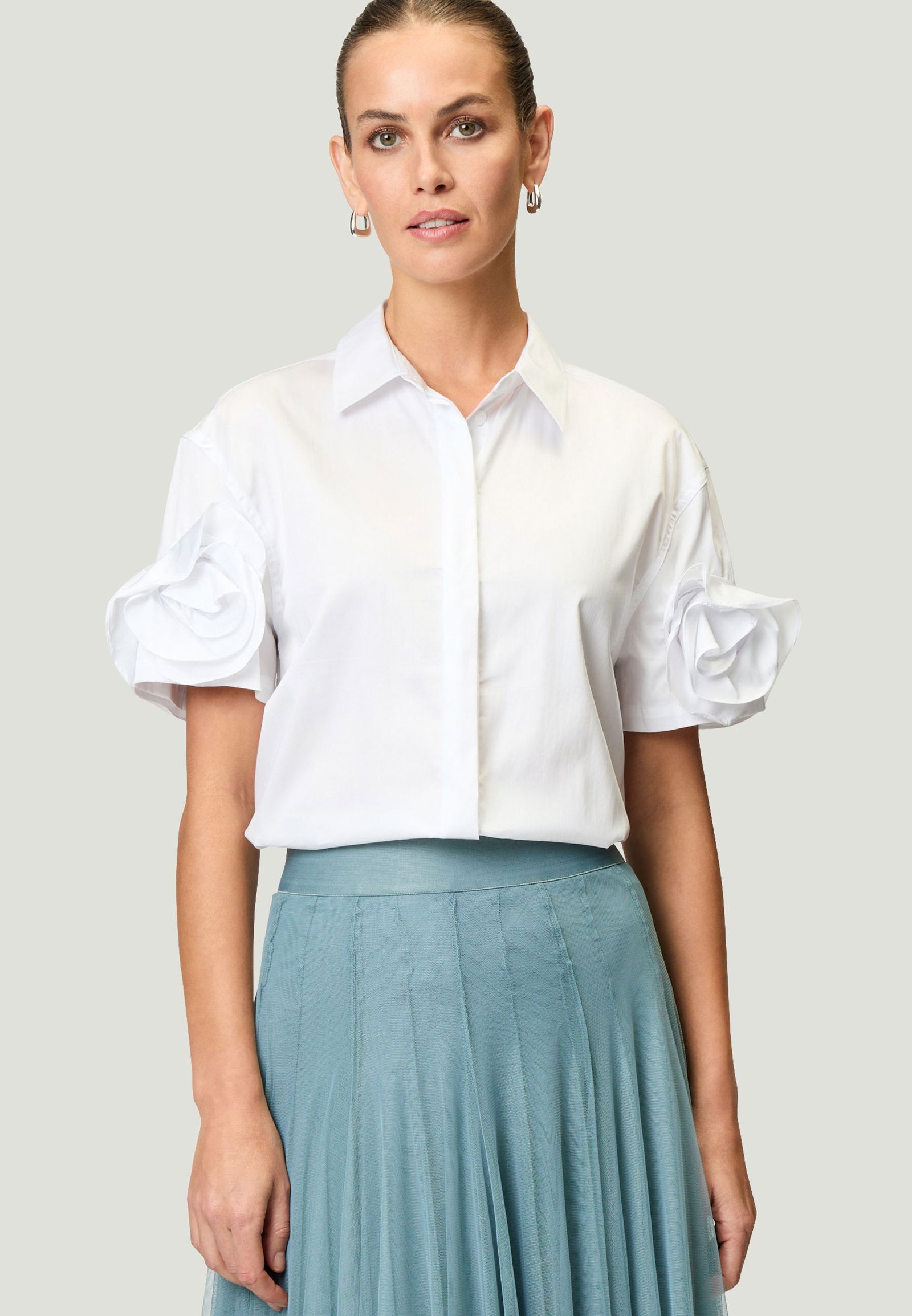 69a86baf3acb19f505b45e0fc3c649f0 Zero |  Zero Druckbluse  | 36 | brilliant white