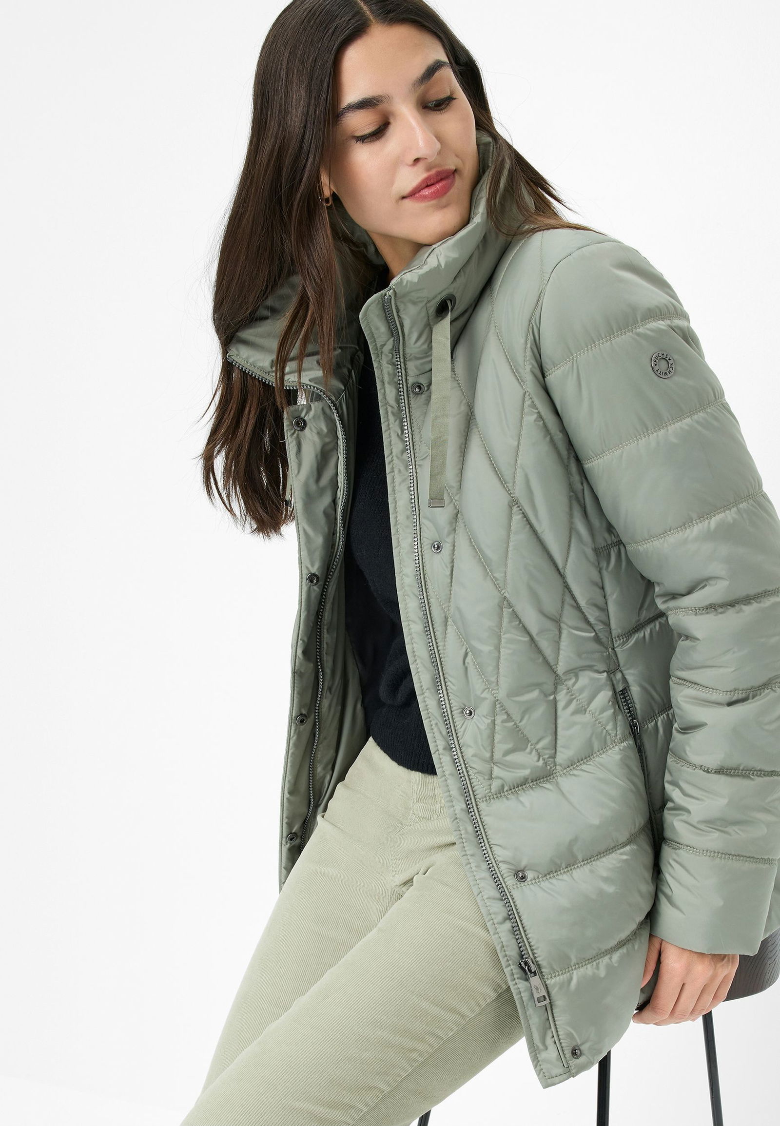 Fuchs & Schmitt |  Fuchs & Schmitt Steppjacke  | 36 | salbei