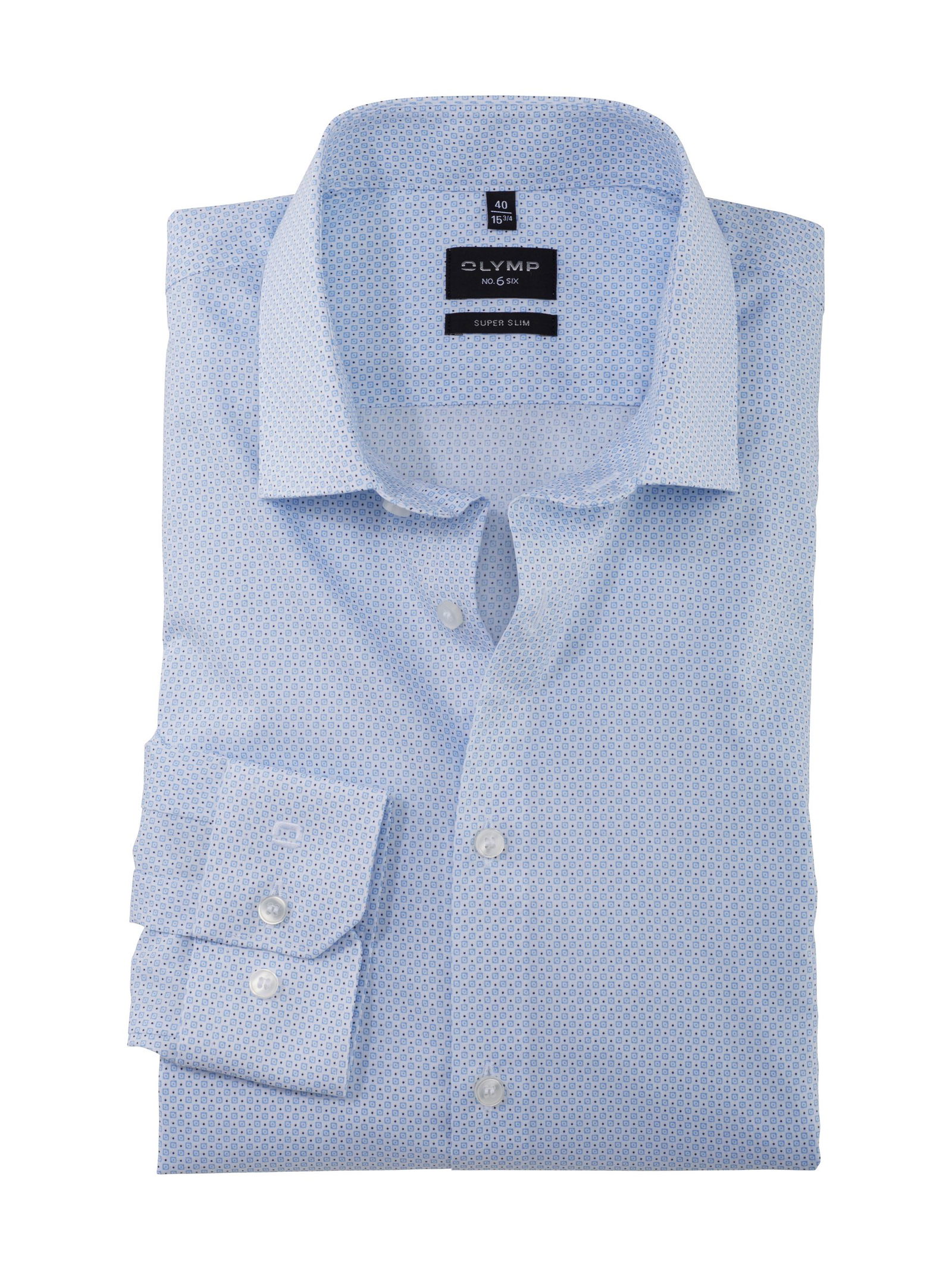 Olymp |  Olymp Hemd Modern Fit  | 43 | bleu