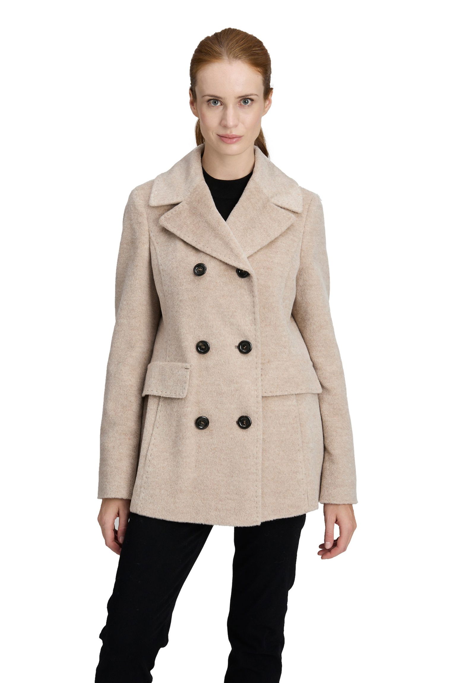 Saint Jacques | Saint Jacques Wolljacke | 40 | beige melange
