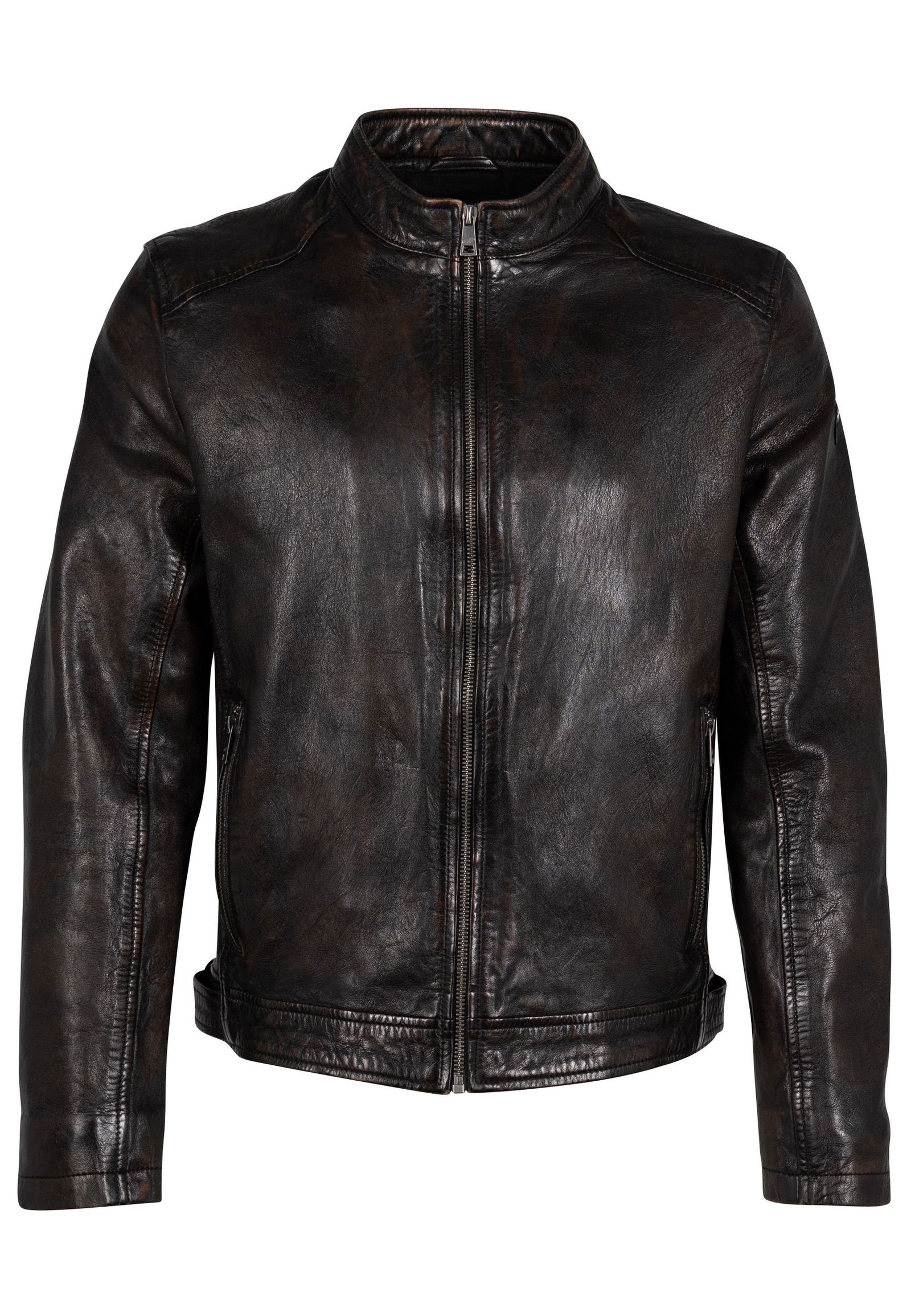 Gipsy | Mauritius Gipsy zeitlose Glattlederjacke Bikerjacke MMAdelmo | L | 1672_9233